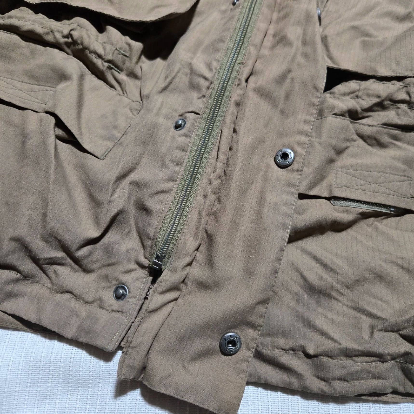 Basic Editions Basic Editions Bomber Jacket Coat Solid Brown Adult Men's Size L Large Size US L / EU 52-54 / 3 - 4 Thumbnail