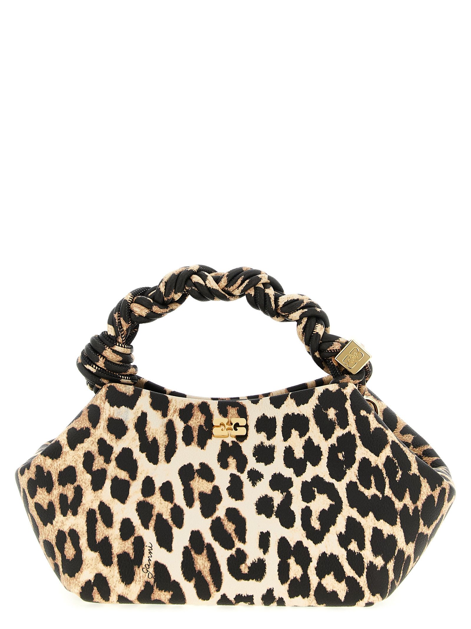 Ganni 'Small Bou Bag Leopard' Handbag Size ONE SIZE - 1 Thumbnail