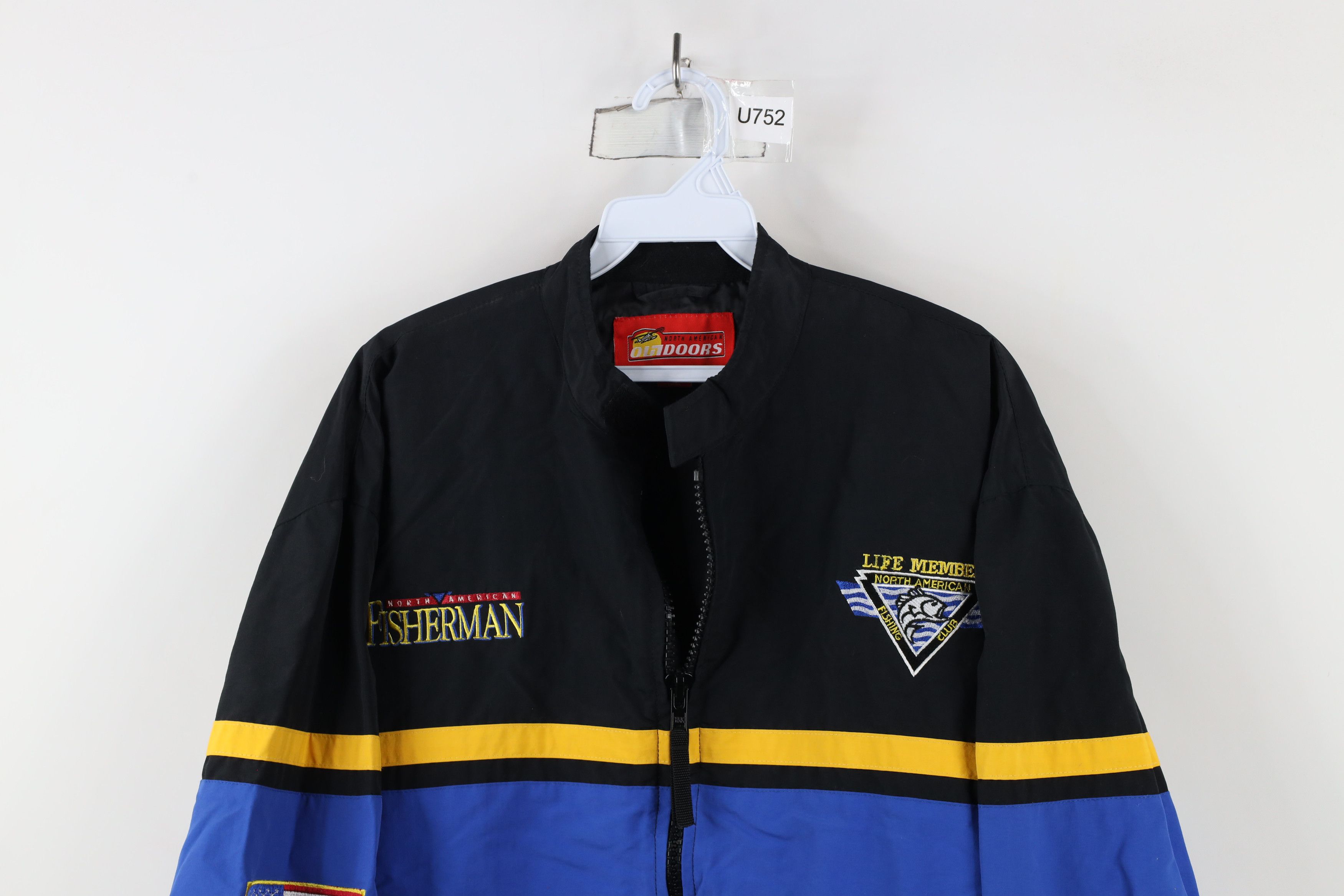 Vintage Vintage North American Fisherman Full Zip Bomber Jacket Size US M / EU 48-50 / 2 - 2 Thumbnail