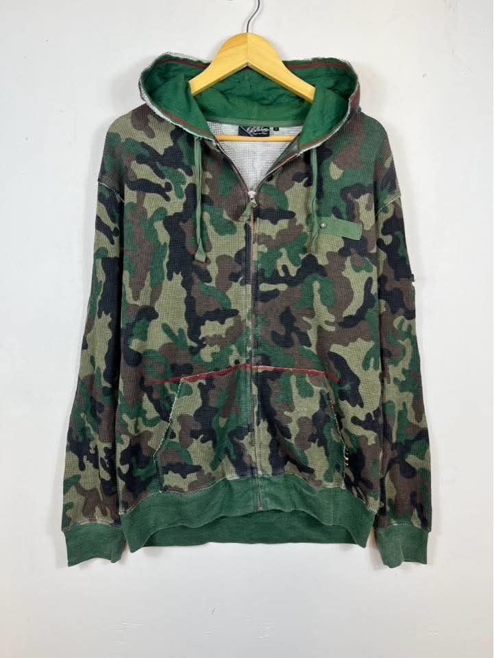 Billabong Rare Billabong Hoodie Sweatshirts Camouflage Size US L / EU 52-54 / 3 - 1 Thumbnail