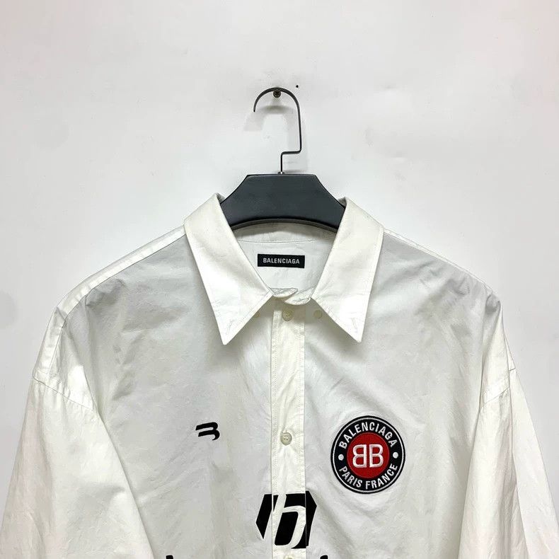 Balenciaga Balenciaga size 42 White Long Sleeve Shirt Size US S / EU 44-46 / 1 - 3 Thumbnail