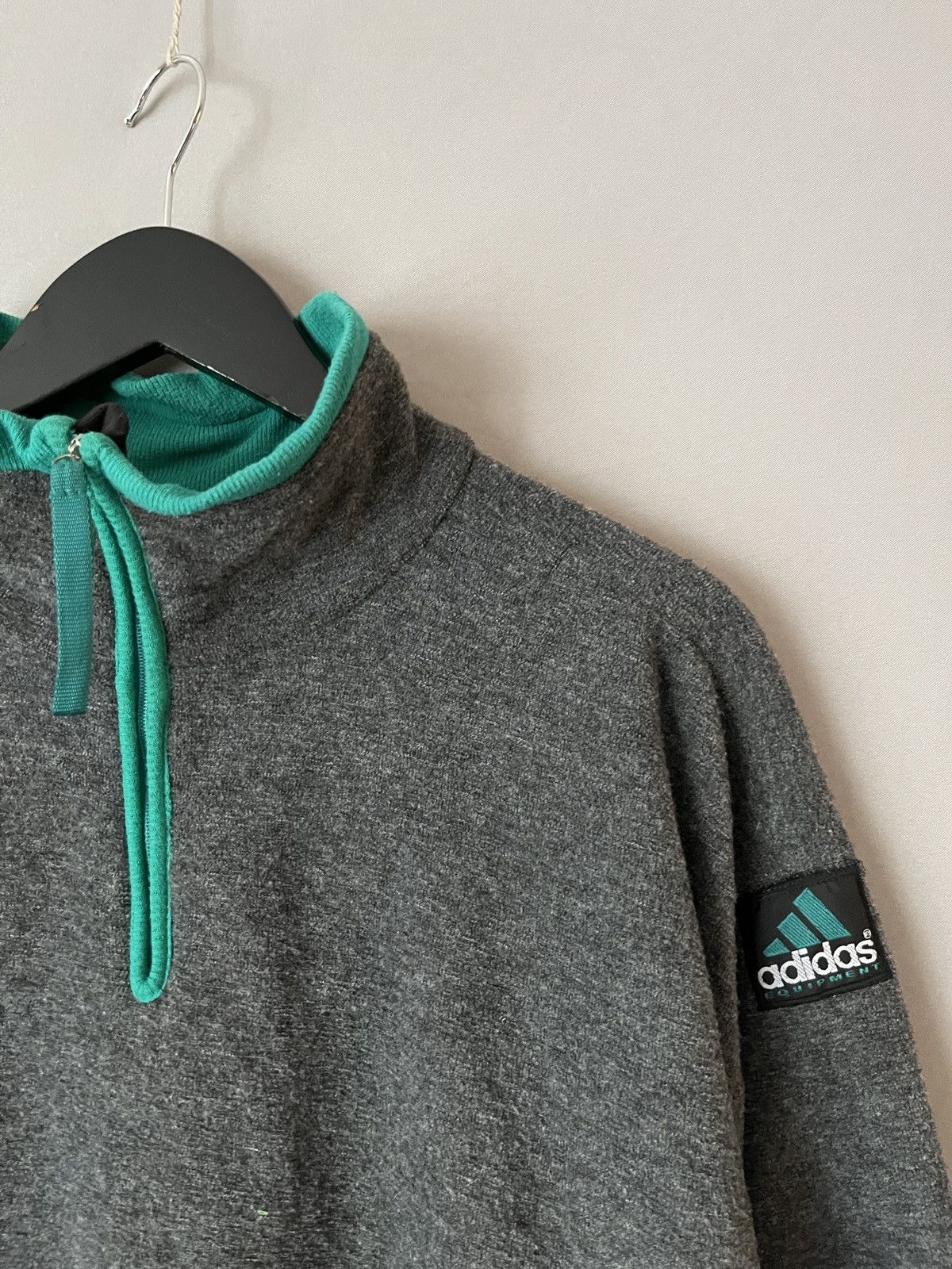 Adidas Adidas Equipment Vintage Gray Fleece Sweater Size US L / EU 52-54 / 3 - 2 Thumbnail