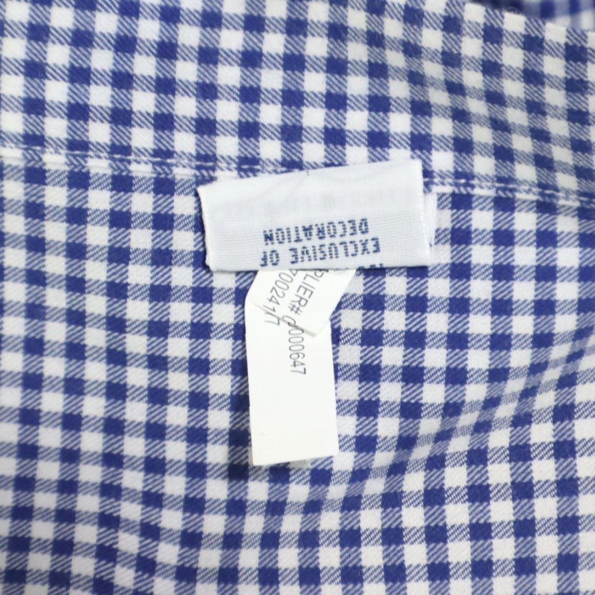 Ralph Lauren Ralph Lauren Dress Cotton Check Long Sleeve Button Down Shirt Blue Men's L Size 42R - 7 Thumbnail