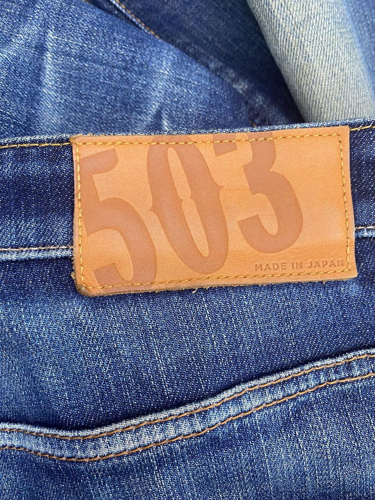 Edwin Edwin Whiskers Faded Wash Style Loose Jeans Size US 32 / EU 48 - 13 Thumbnail