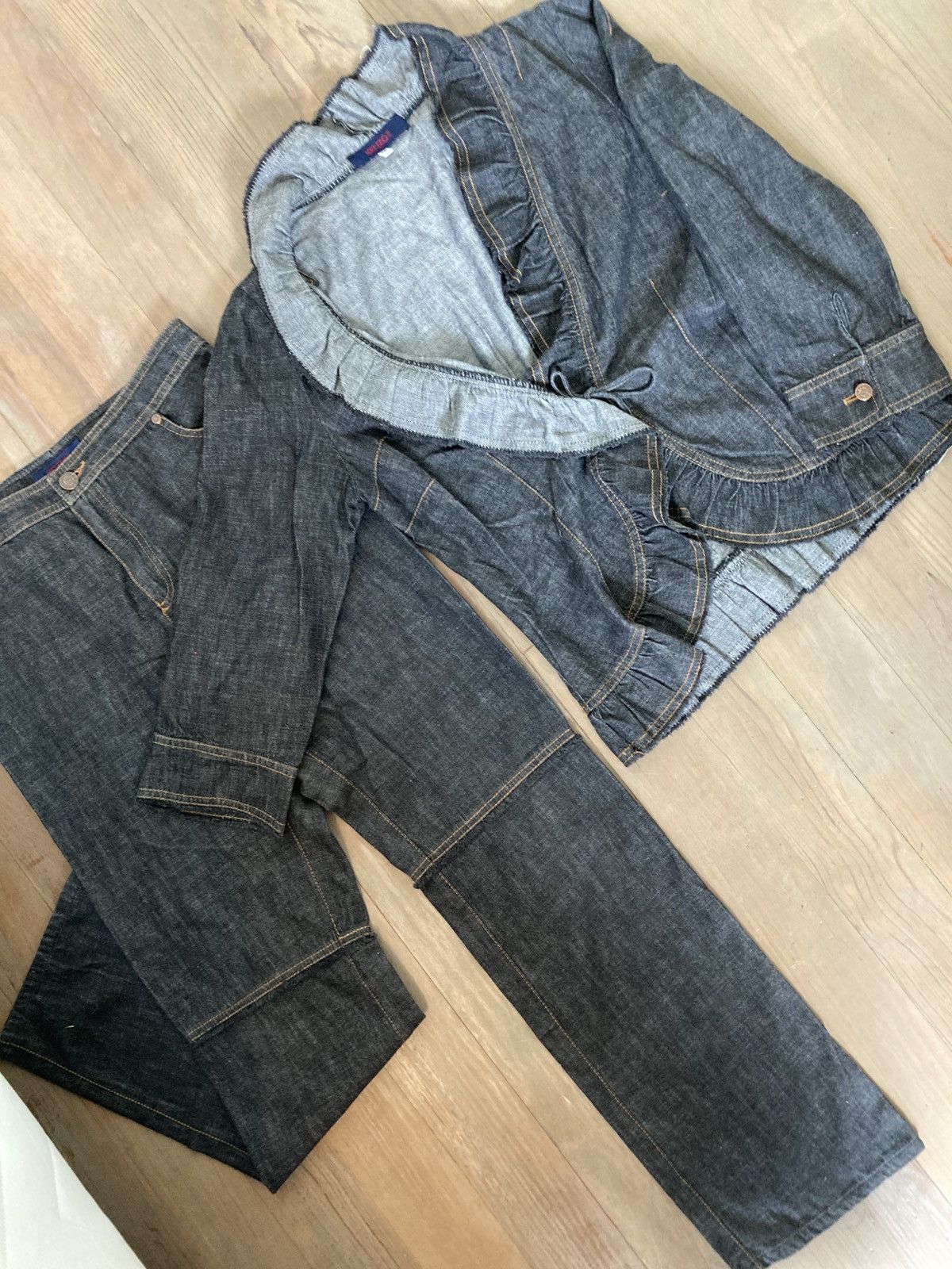 Japanese Brand × Kenzo KENZO JEANS denim set Size M / US 6-8 / IT 42-44 - 4 Thumbnail