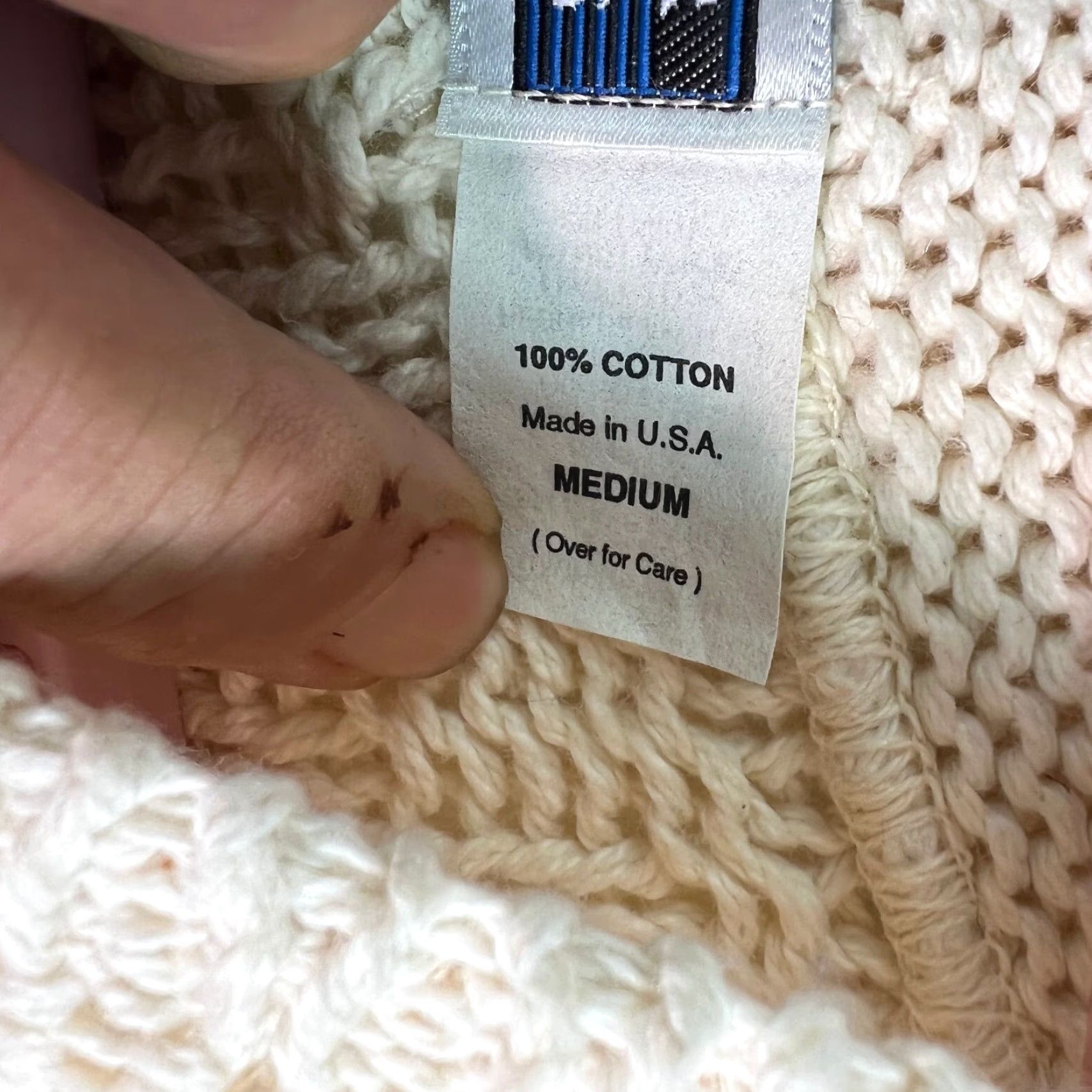 Vintage Harbour Classics Mens Sweater Pullover Long Sleeve Knit Ivory 100% Cotton Crew Neck Size M USA Classic Fit Vintage VTG Size US M / EU 48-50 / 2 - 6 Thumbnail
