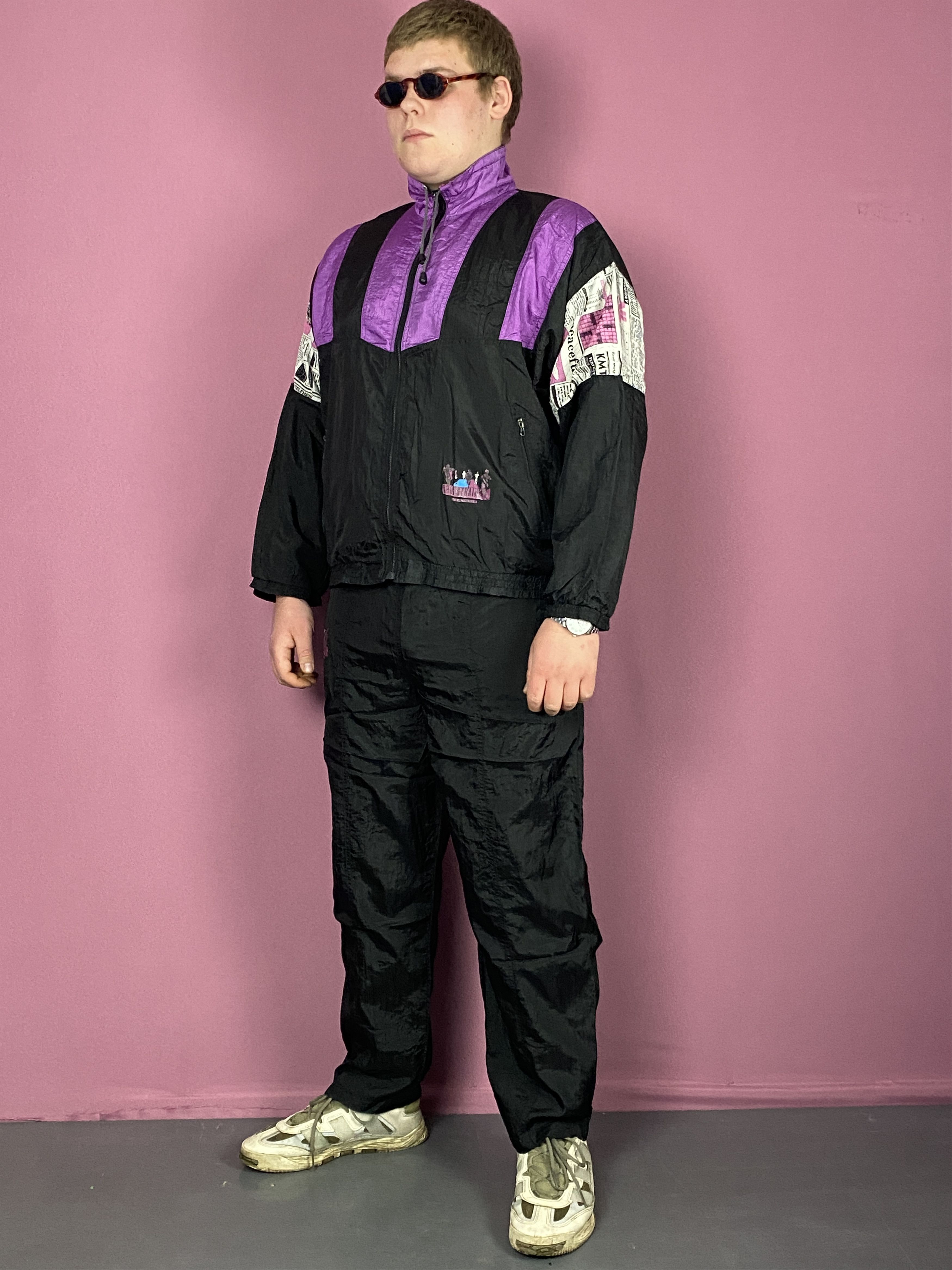 Vintage 90s Vintage Men's Tracksuit Set - XL Windbreaker & Pants Size US XL / EU 56 / 4 - 2 Thumbnail