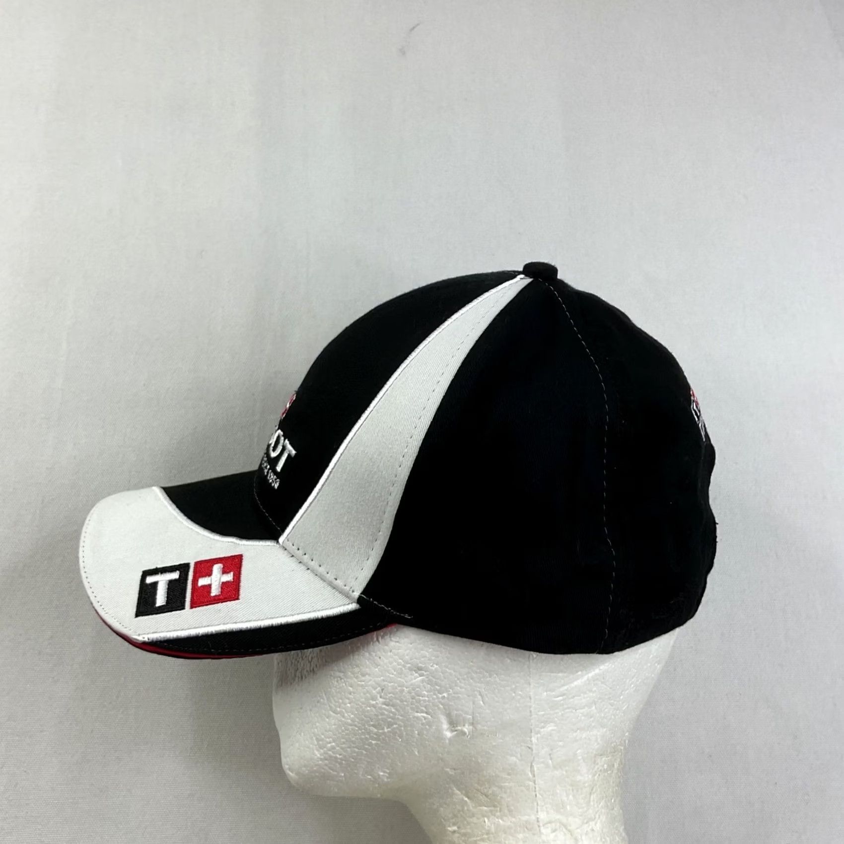 Tissot Hat Baseball Official Timekeeper Swiss Watches Black White Red Adjustable Unisex Adults, Men's — image 5 of 6