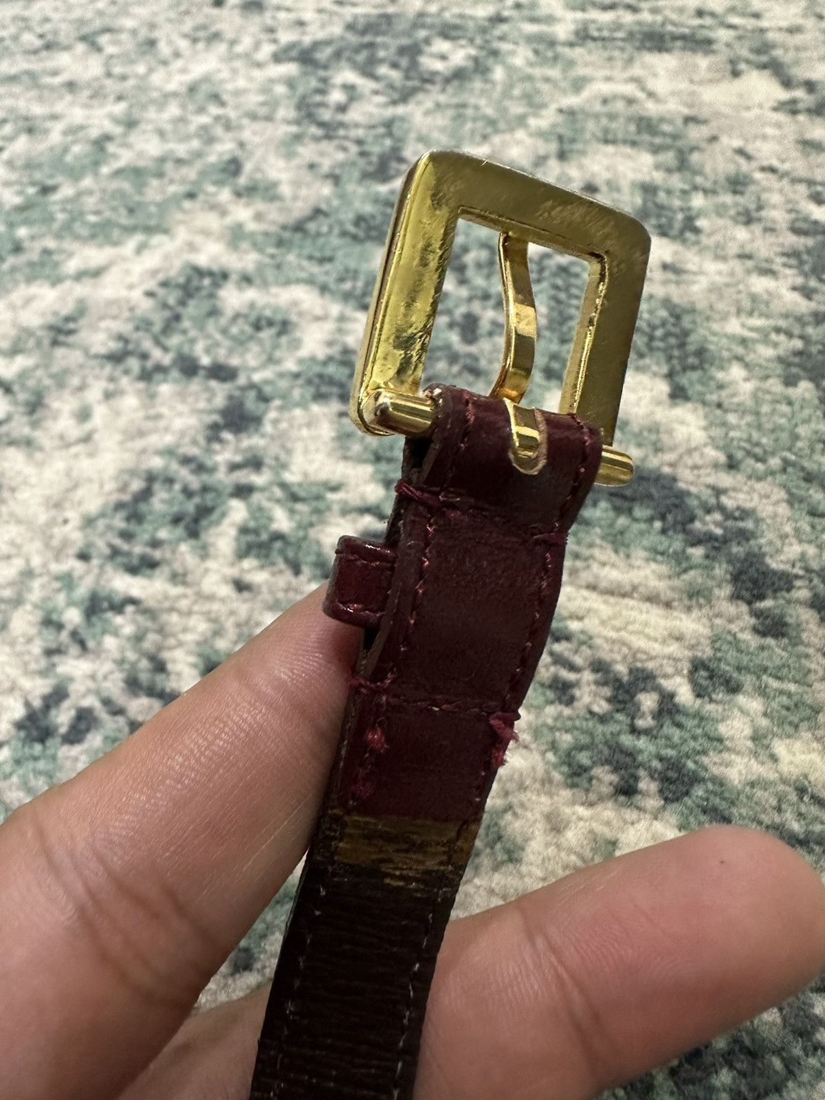 Givenchy Vintage 1980 Givenchy Leather Ladies Belt Size ONE SIZE - 15 Thumbnail