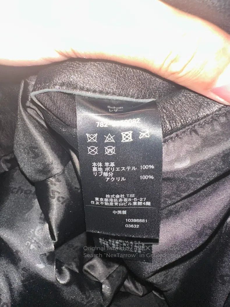 Schott Schott Leather coat Size US XXL / EU 58 / 5 - 5 Thumbnail