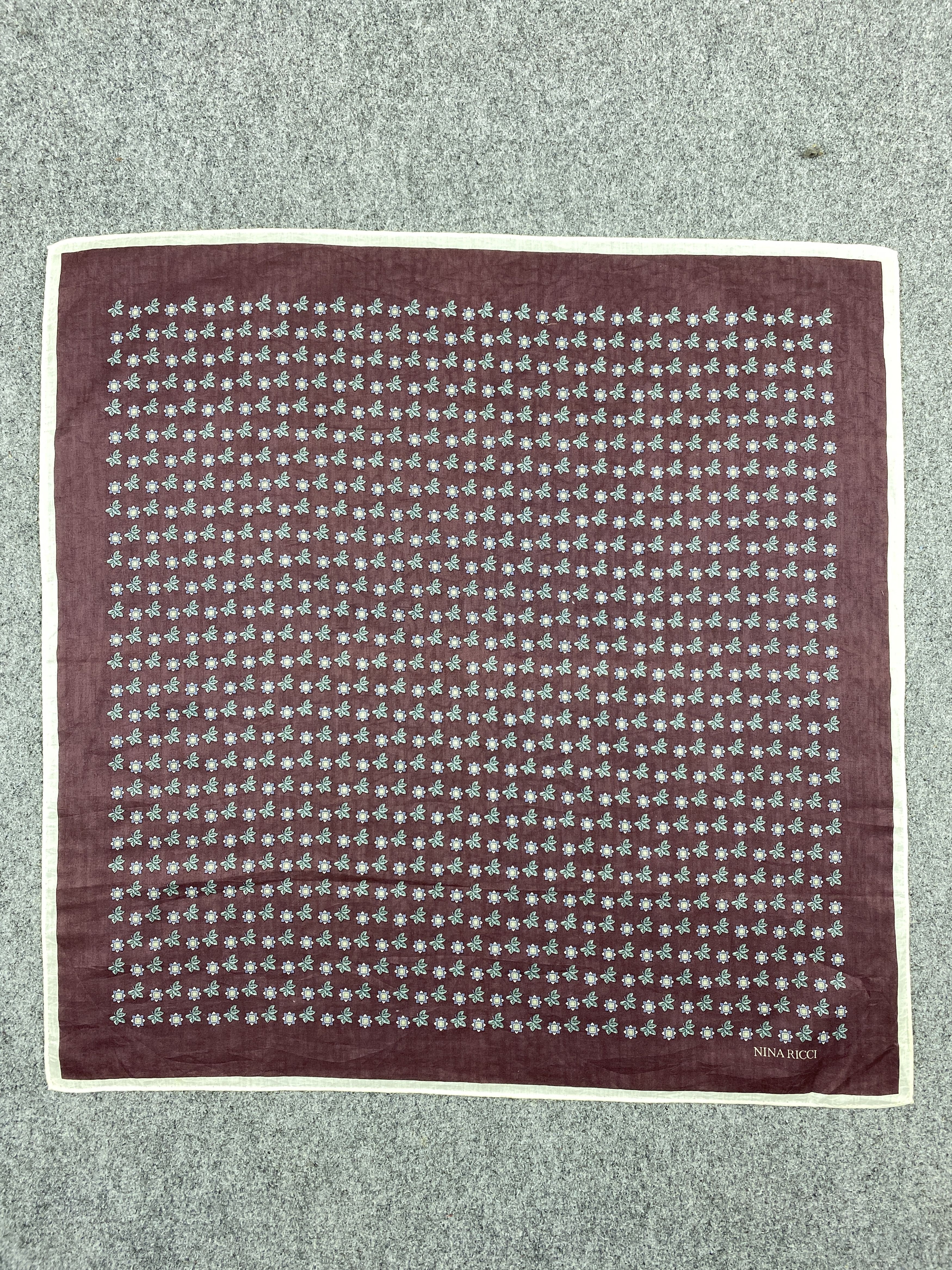 Other Vintage Nina Ricci Handkerchief / Neckerchief HKC1110 Size ONE SIZE - 4 Thumbnail
