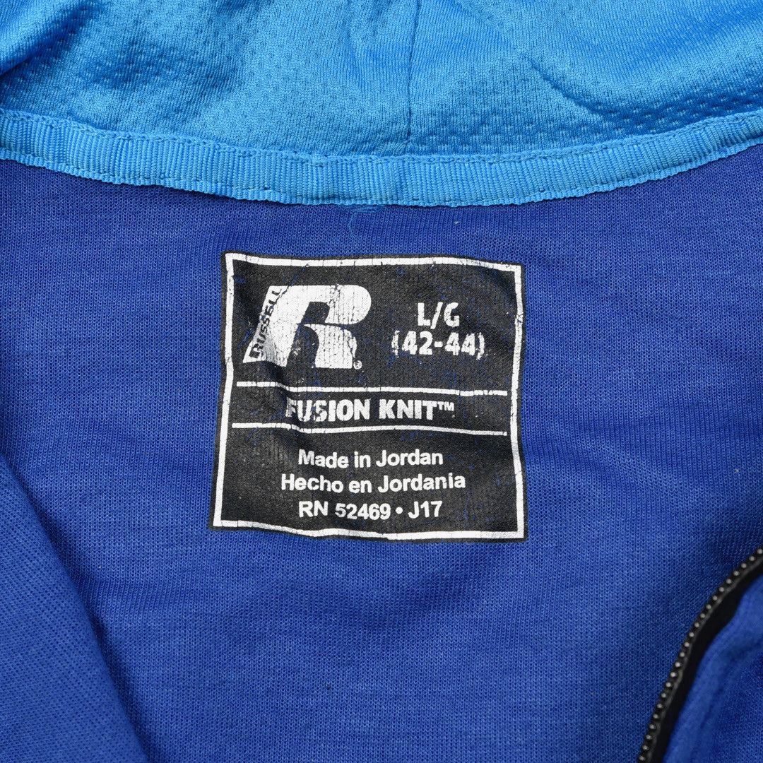Russell Athletic × Vintage RUSSELL VINTAGE ZIP HOODIE BLUE - LARGE Size US L / EU 52-54 / 3 - 2 Thumbnail