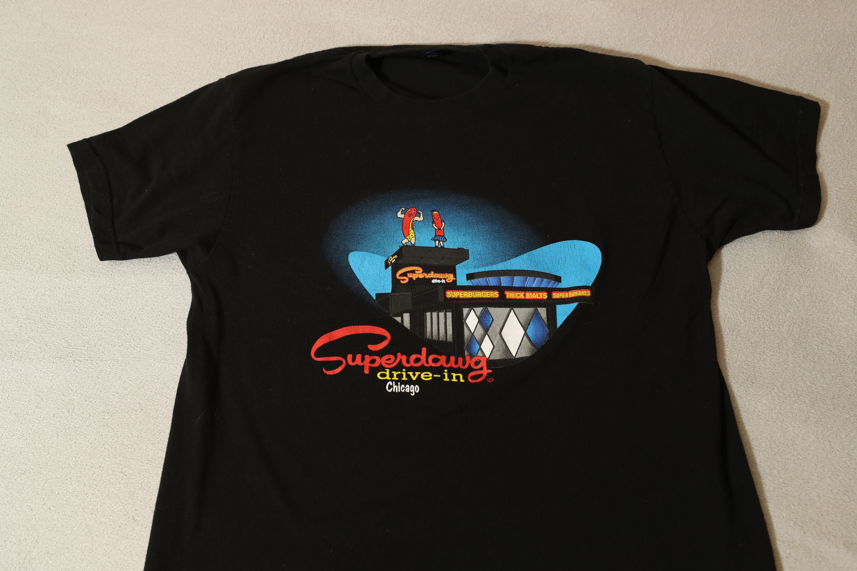 Tultex Tultex Superdawg Drive In Chicago Tee (L) Size US L / EU 52-54 / 3 - 3 Thumbnail