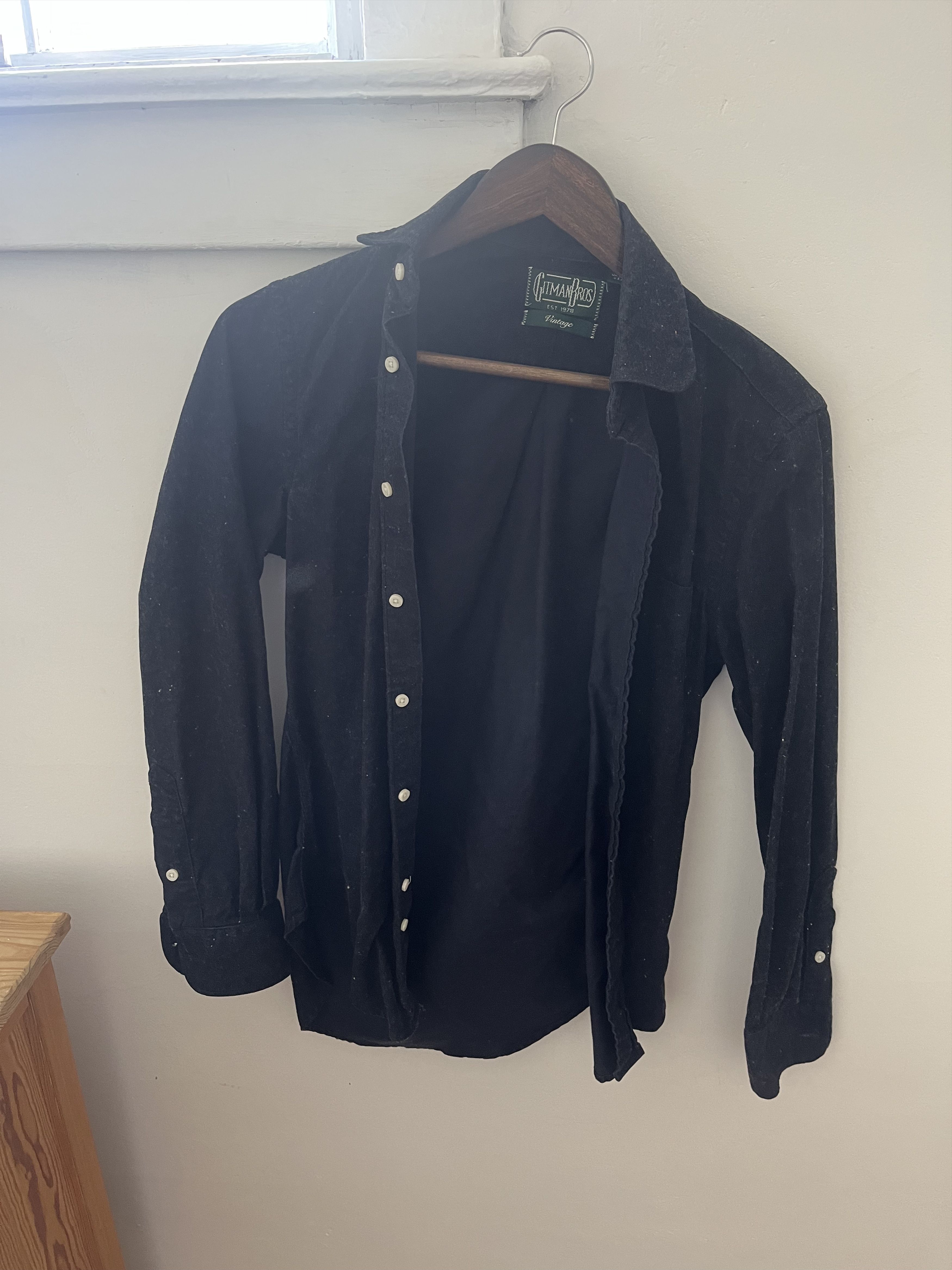 Gitman Bros. Vintage Fine Corduroy Club Collar Shirt Size US XS / EU 42 / 0 - 1 Thumbnail