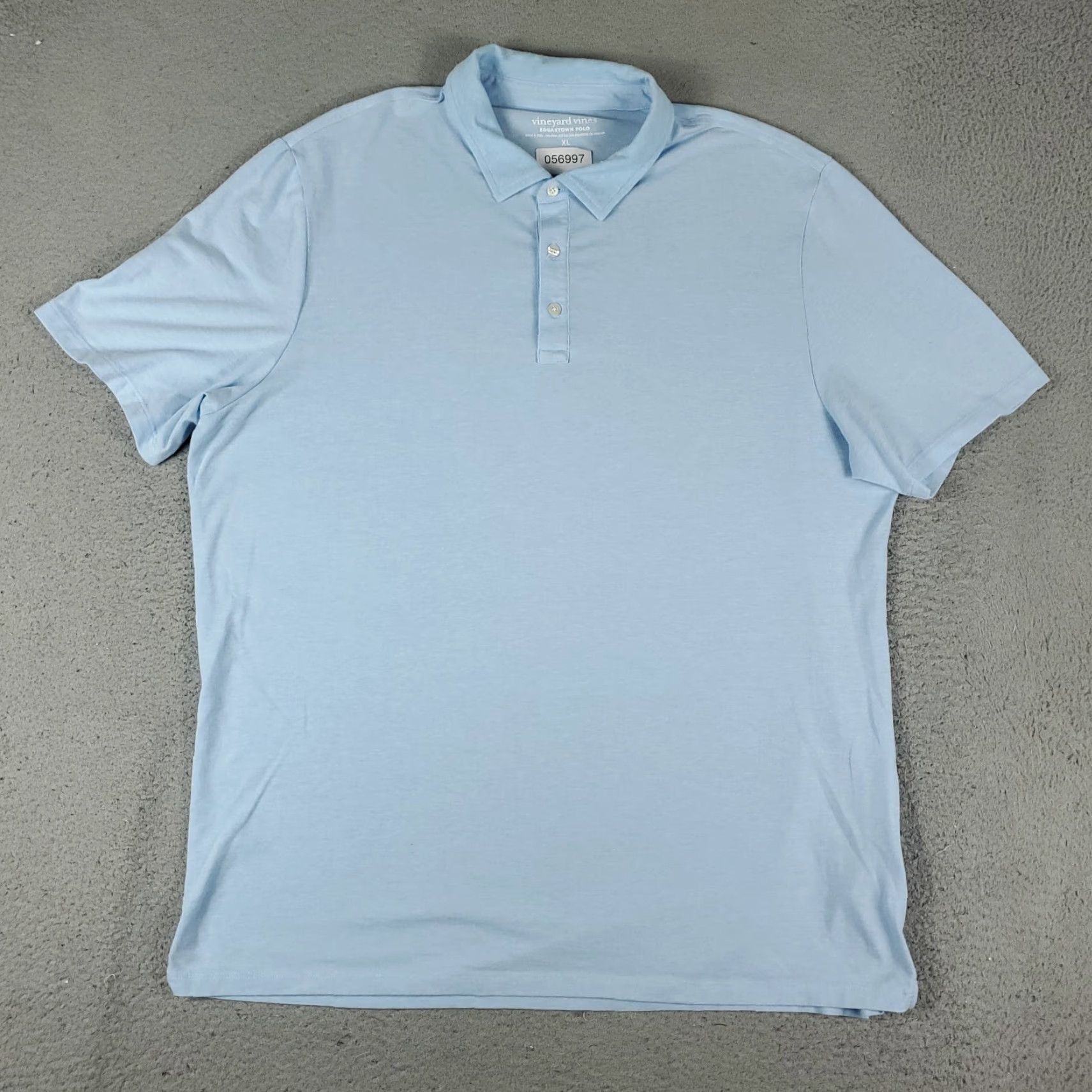 Vineyard Vines VINEYARD VINES Polo Shirt Mens XL Blue Casual Short Sleeve Solid Preppy Size US XL / EU 56 / 4 - 2 Thumbnail