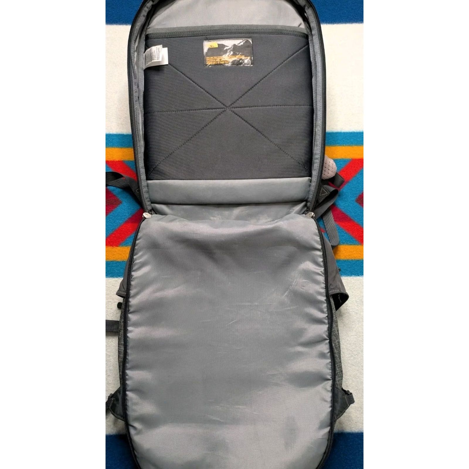 The North Face The North Face Surge Backpack Grey Laptop School Bag Outdoor Hiking Carry-on Size ONE SIZE - 5 Thumbnail