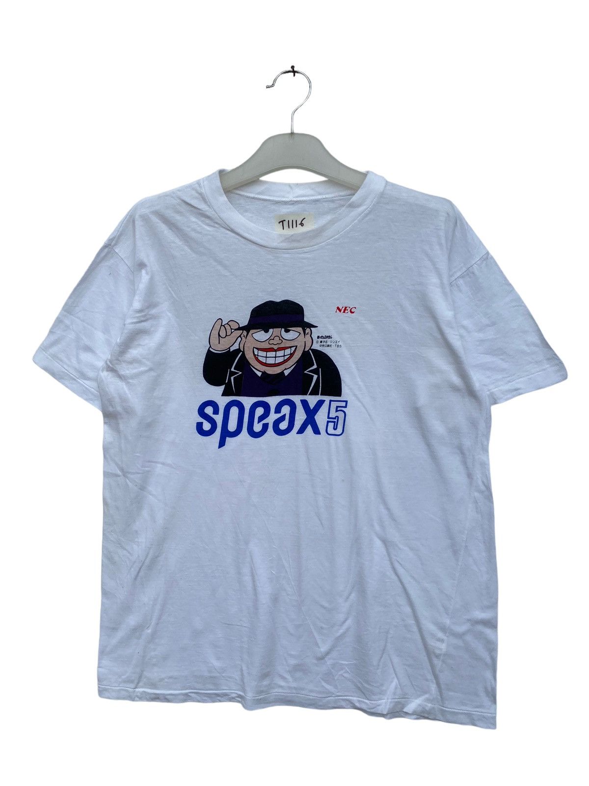 Japanese Brand Vintage Tech Nec Speax 5 Tees Size US M / EU 48-50 / 2 - 1 Thumbnail