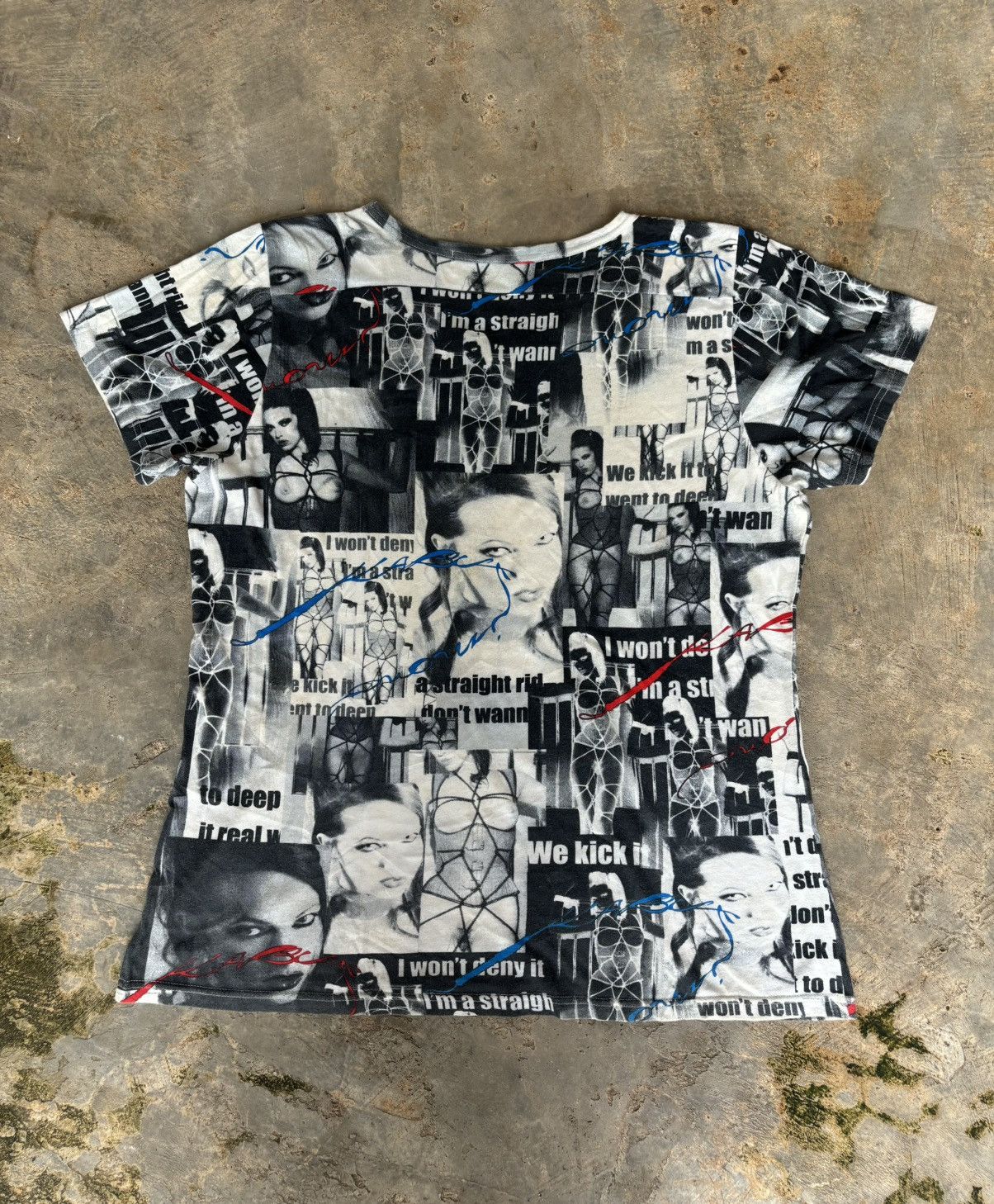Hysteric Glamour Y2k Sexy Women's Opium Full Print Tshirt Size US M / EU 48-50 / 2 - 3 Thumbnail