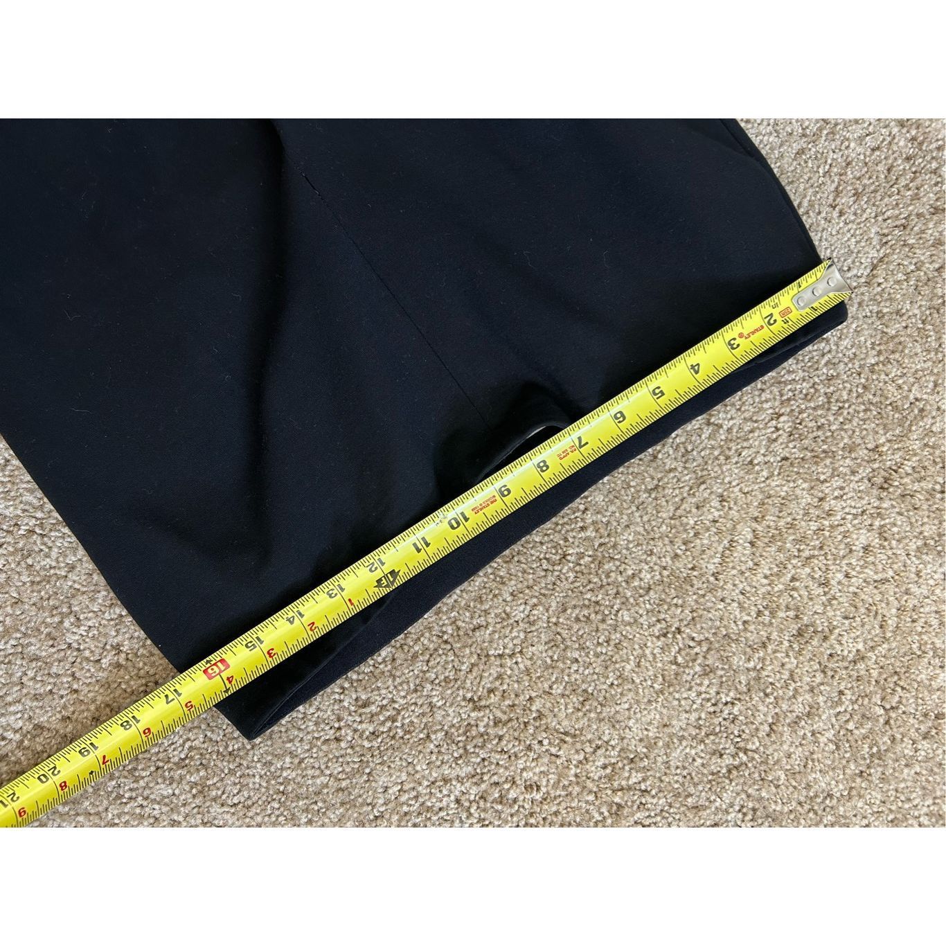 Les Copains LES COPAINS High Rise Ponte Knit Slim Casual Pants Black Siz Size 34" / US 12 / IT 48 - 3 Thumbnail
