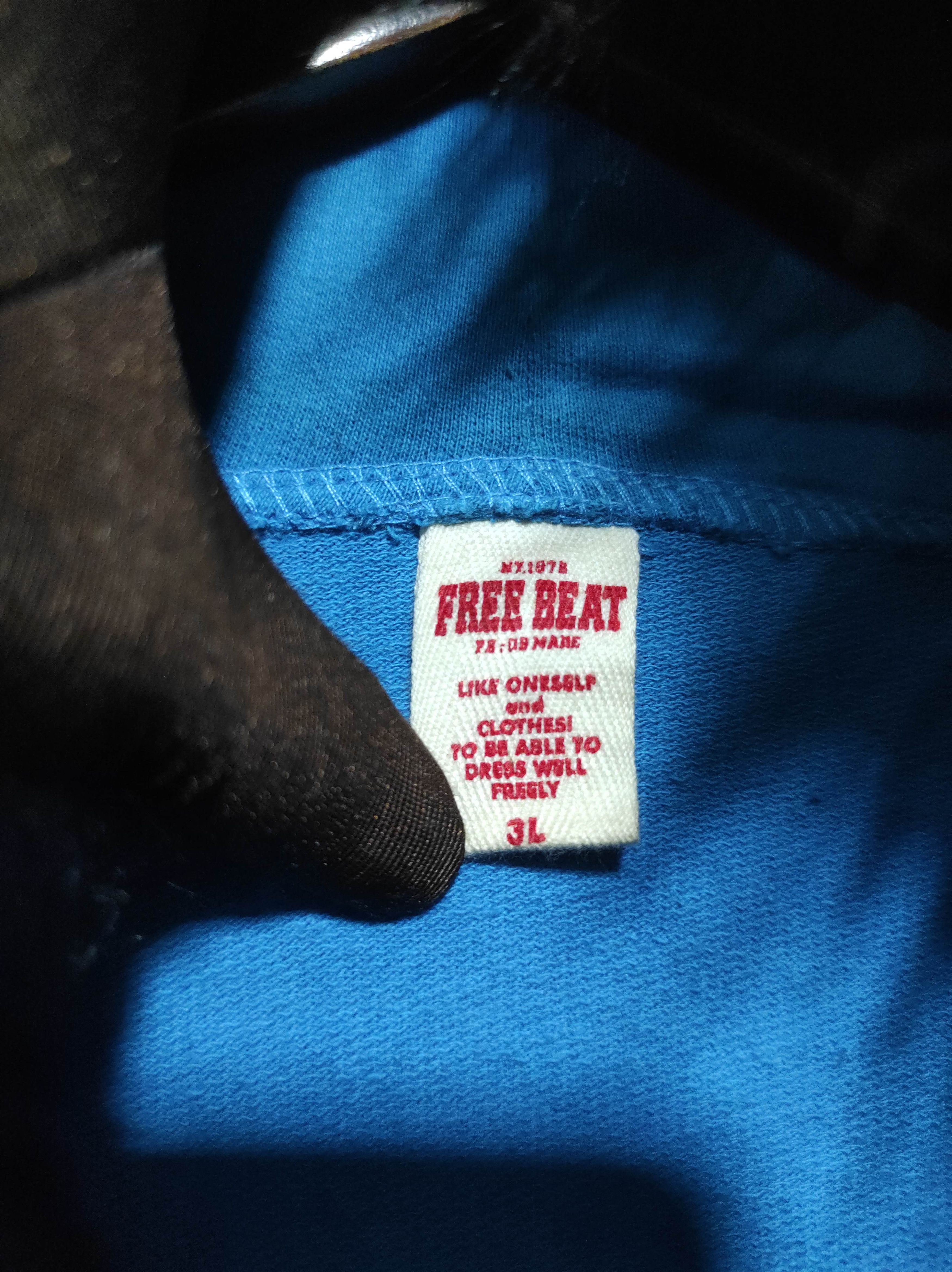 Japanese Brand Free Beat California Zip Fur Hoodie LGB style Size US L / EU 52-54 / 3 - 13 Thumbnail