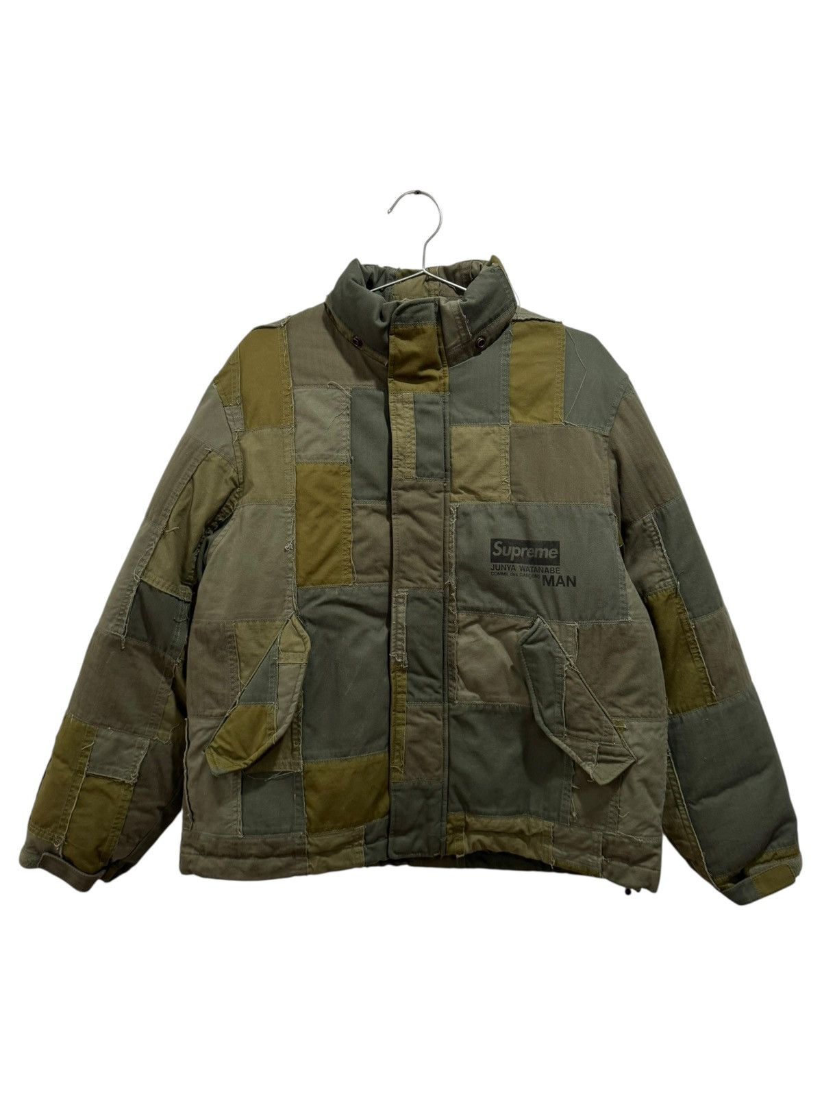 Junya Watanabe × Supreme Supreme JUNYA WATANABE CDG MAN Patchwork Puffy Jacket Olive Size US S / EU 44-46 / 1 - 1 Thumbnail