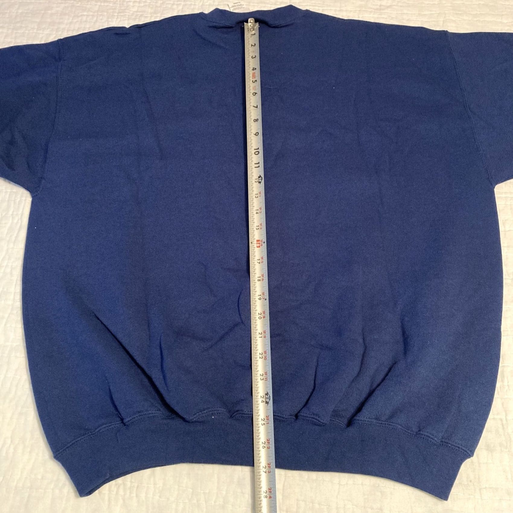 Vintage VINTAGE Bike Men’s XL Crew Neck Pullover Navy Active Blue Shirt/ sweater Size US XL / EU 56 / 4 - 6 Thumbnail