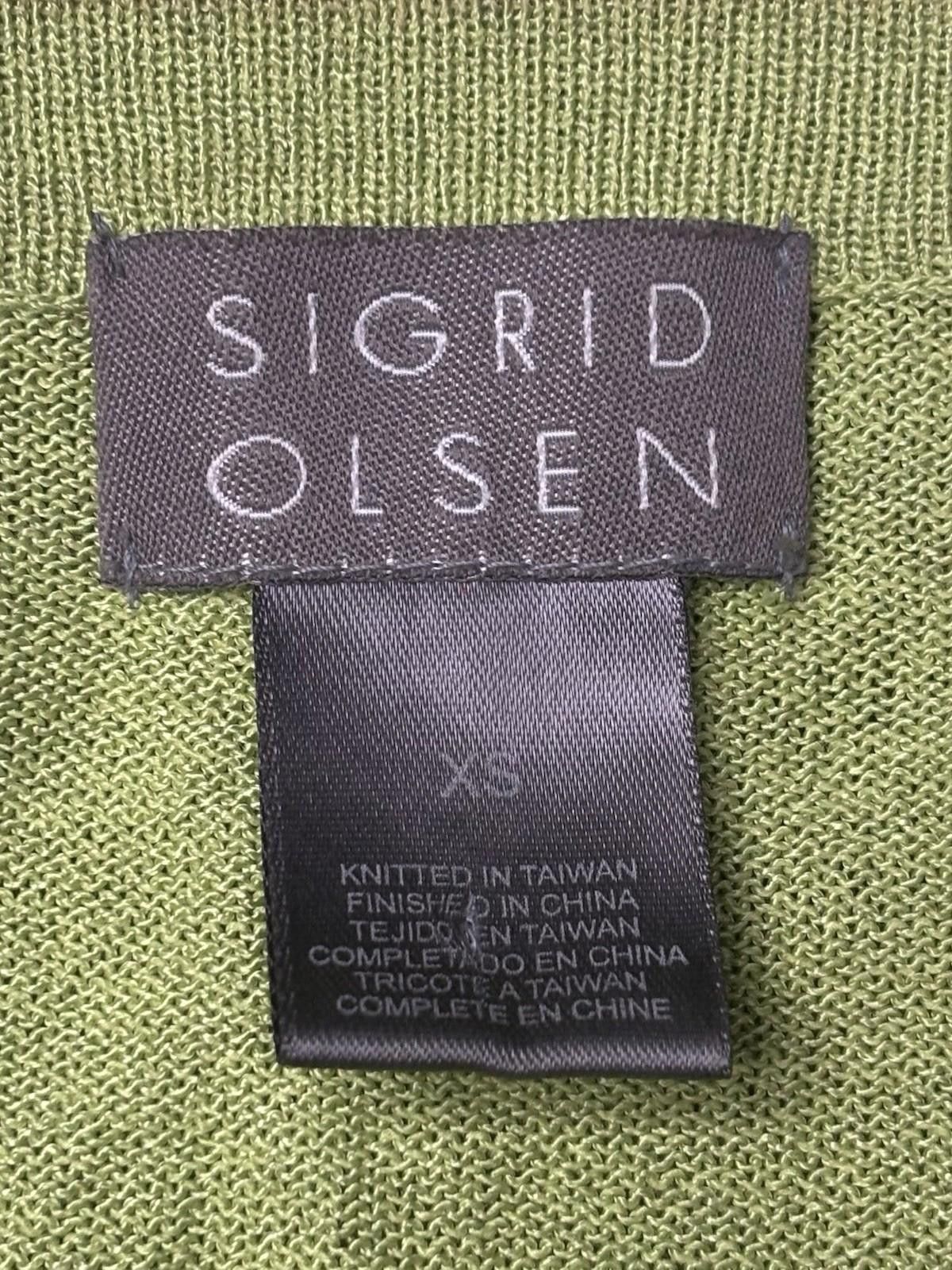 Other Sigrid Olsen Cardigan Sweater Womens XS Embroidered Sequin Size XS / US 0-2 / IT 36-38 - 2 Thumbnail