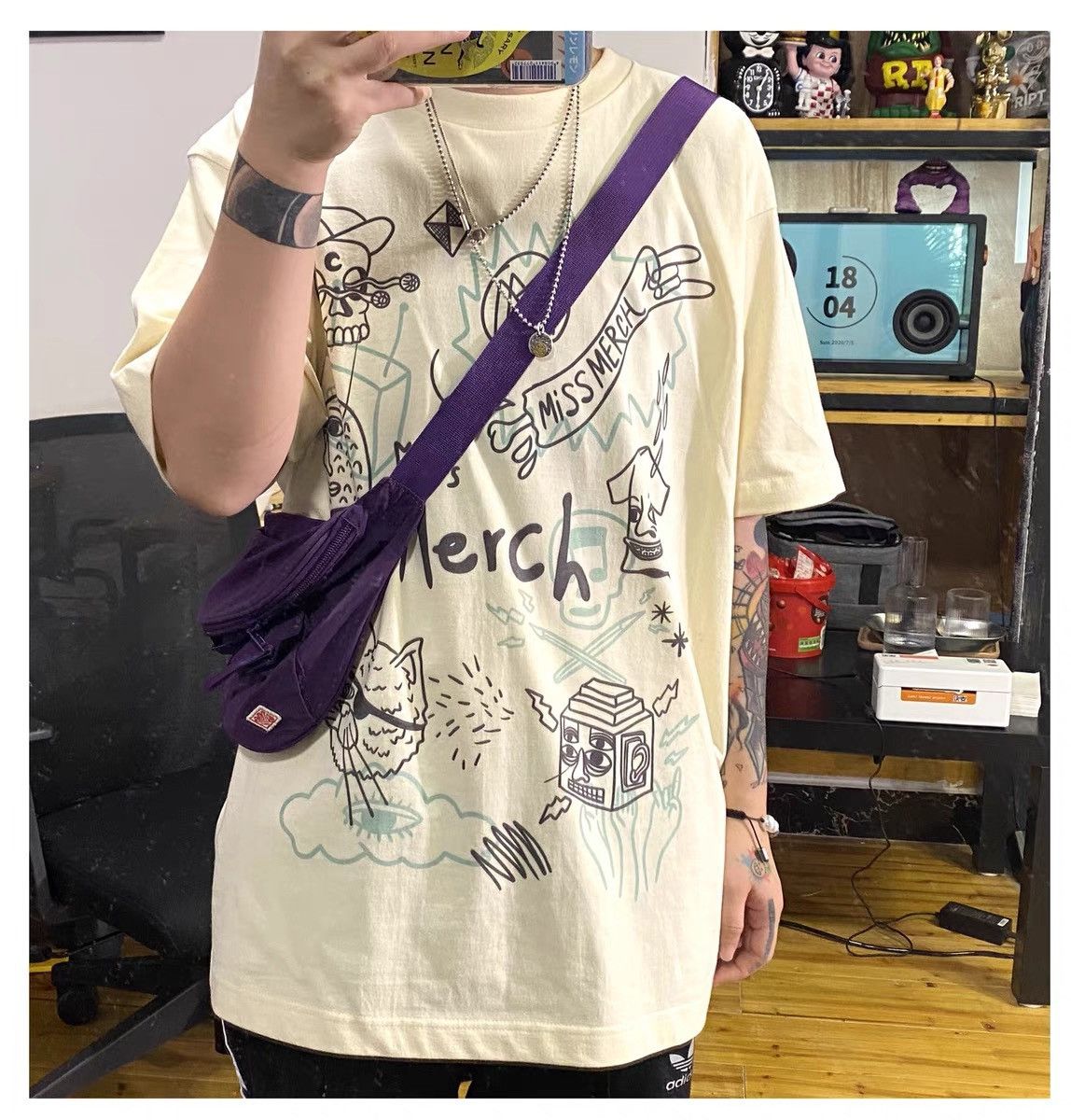Japanese Brand × Vintage Retro punk shirt Size US L / EU 52-54 / 3 - 1 Thumbnail