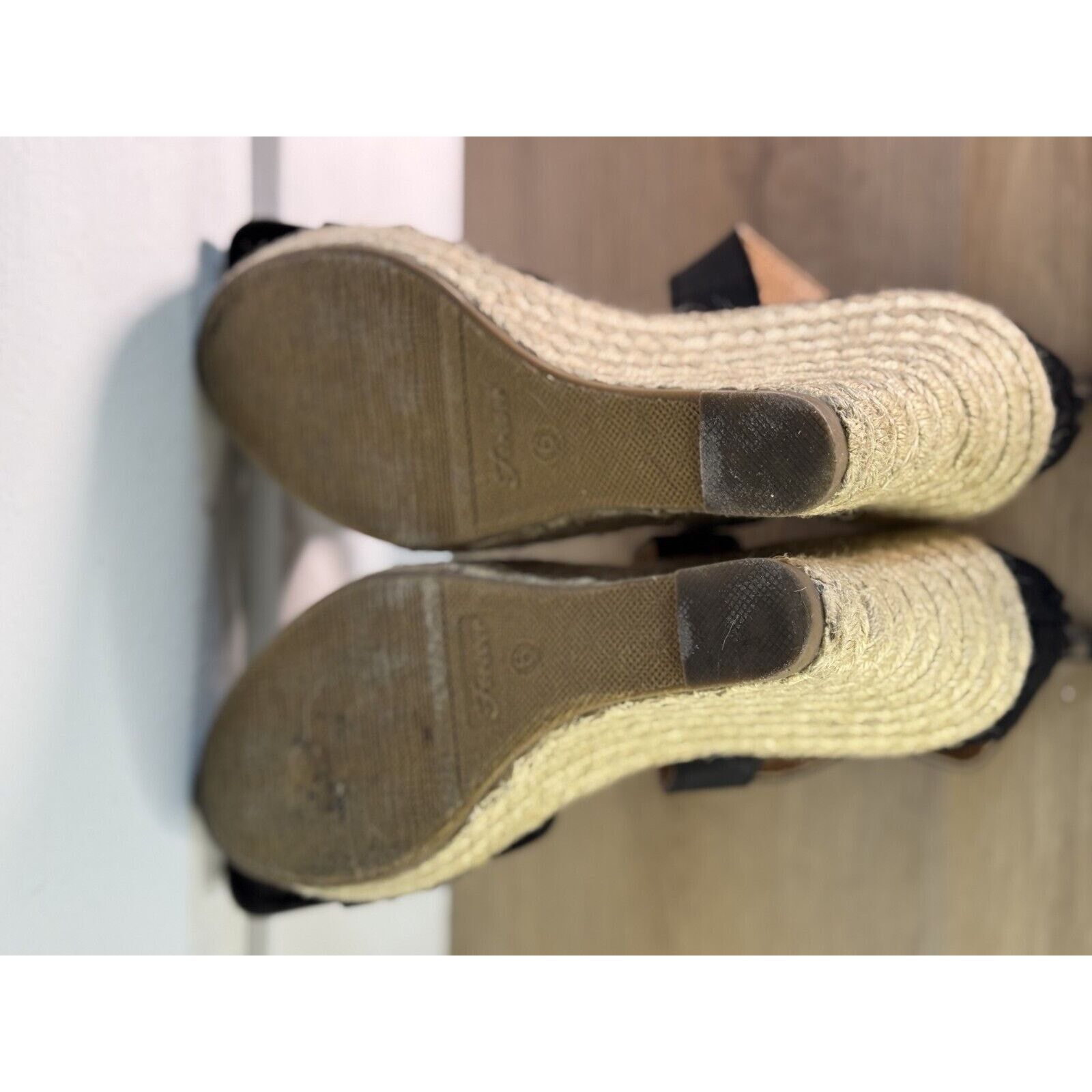 Forever 21 Forever 21 Espadrille Wedge Sandals - Black Women's Size 6 Size US 6 / IT 36 - 5 Thumbnail