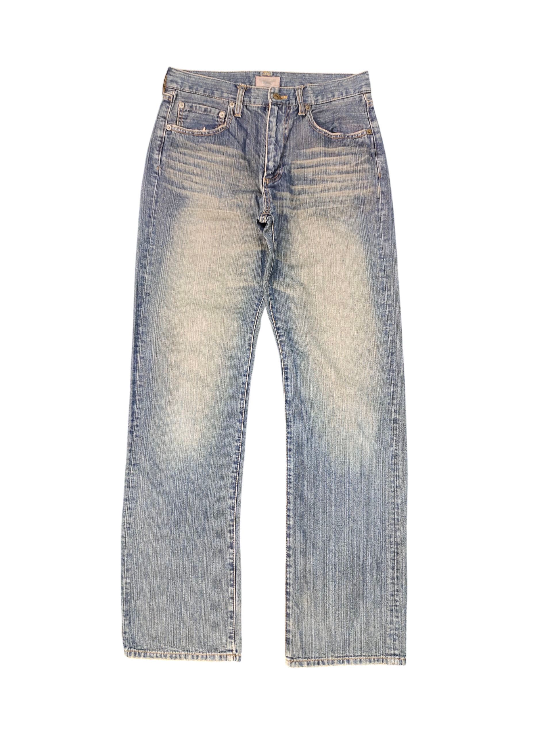 Bugle Boy Vintage Bugle Boy Usa Clawmark Distress Faded Denim Jeans Size US 30 / EU 46 - 1 Thumbnail