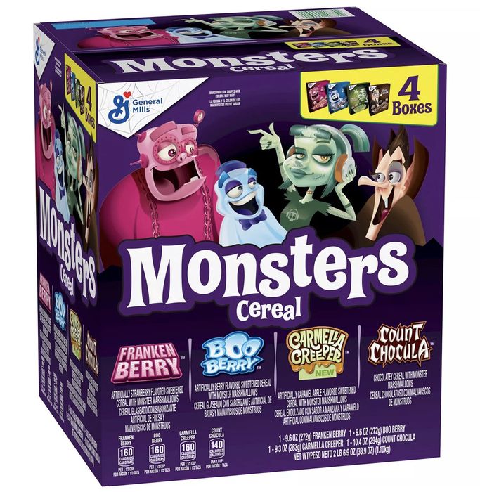 Kaws 4 KAWS MONSTERS FIGURES WITH 4 MONSTERS CEREAL BOXES Grailed