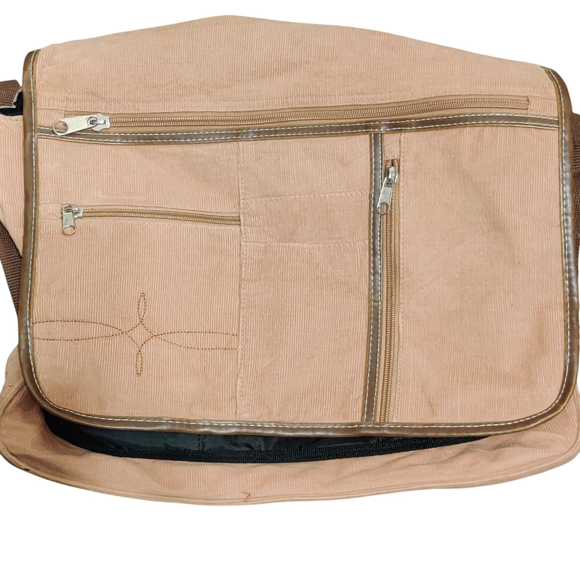 Other Tan Corduroy Utility Messenger Bag Multi Pocket Crossbody Ca Size ONE SIZE - 5 Thumbnail
