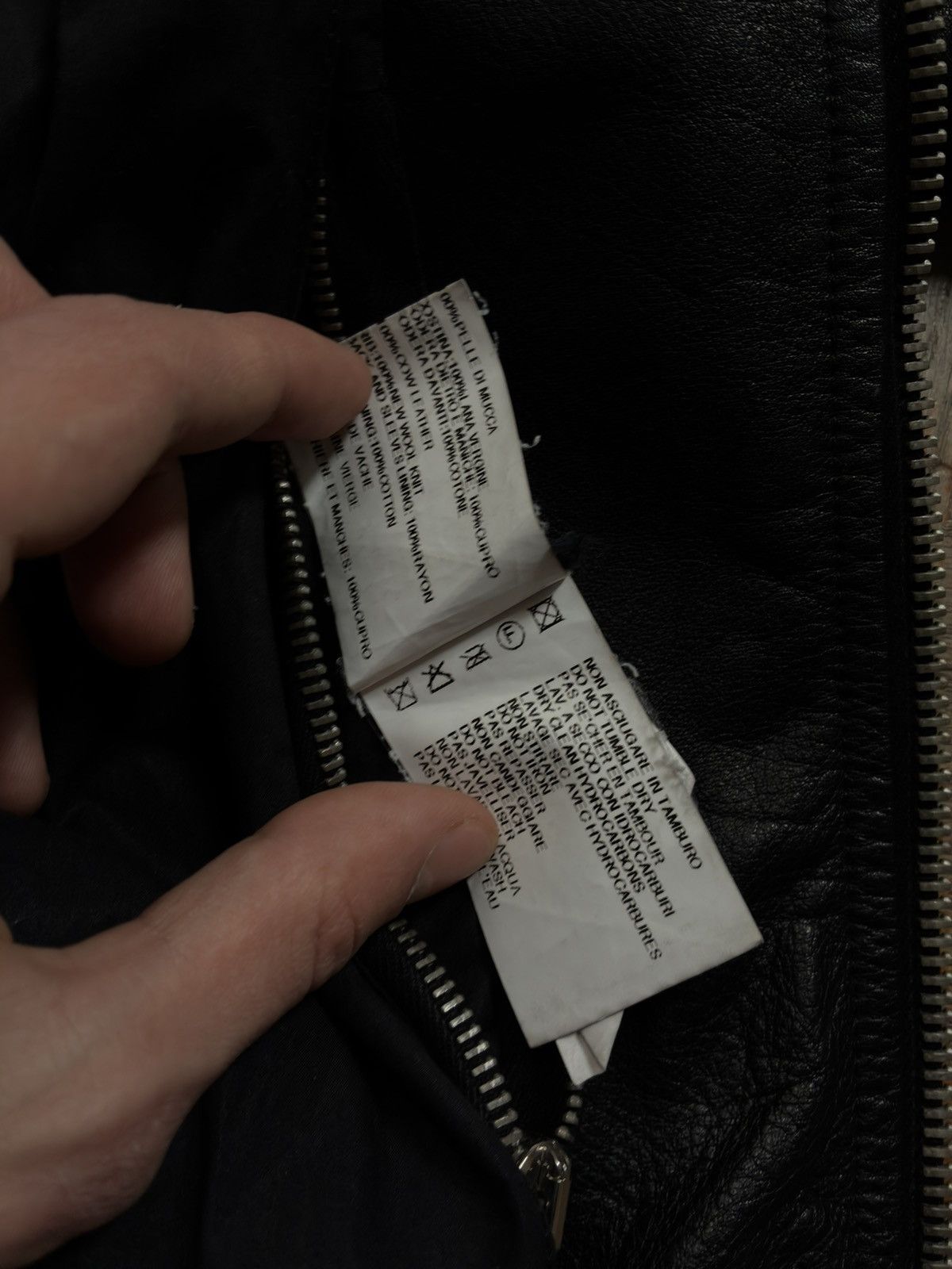 Rick Owens Rick Owens 2008-2010 Leather Jacket Size US S / EU 44-46 / 1 - 8 Thumbnail