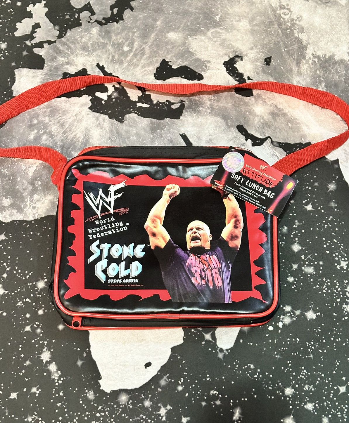 WWF WWF Stone Cold Steve Austin Lunch Bag Size ONE SIZE - 1 Thumbnail