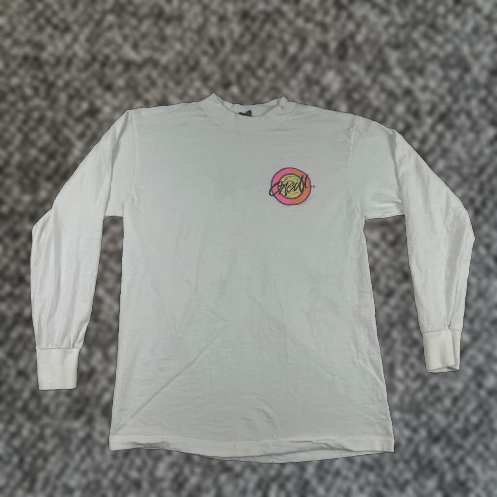 Vintage VINTAGE O’Neill Shirt 80s Surfing Long Sleeve M White Cotton Mens Size US M / EU 48-50 / 2 - 1 Thumbnail