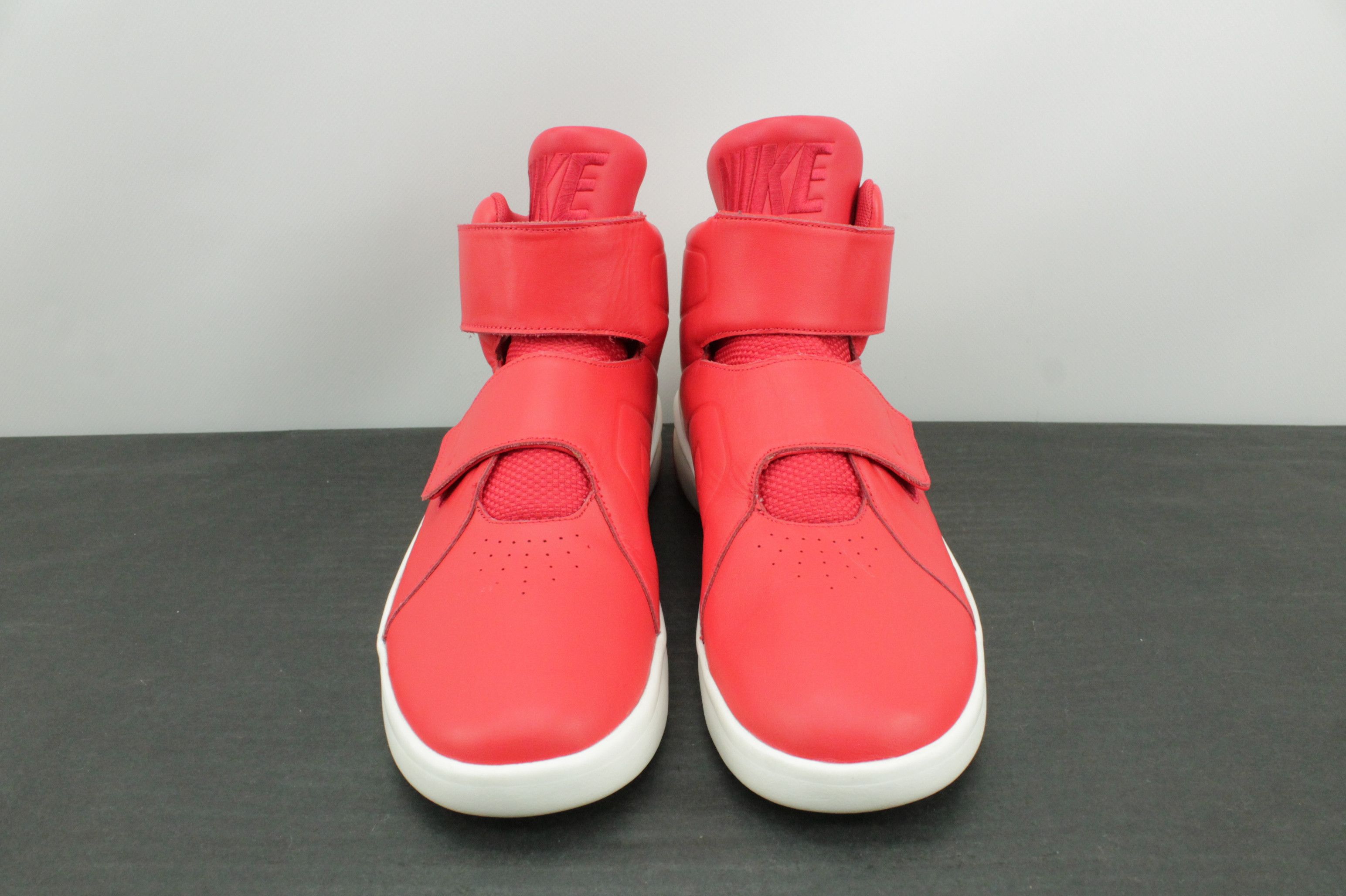 Nike Nike Marxman University Red Hi-Top Red Leather Sneakers Size US 10 / EU 43 - 2 Thumbnail