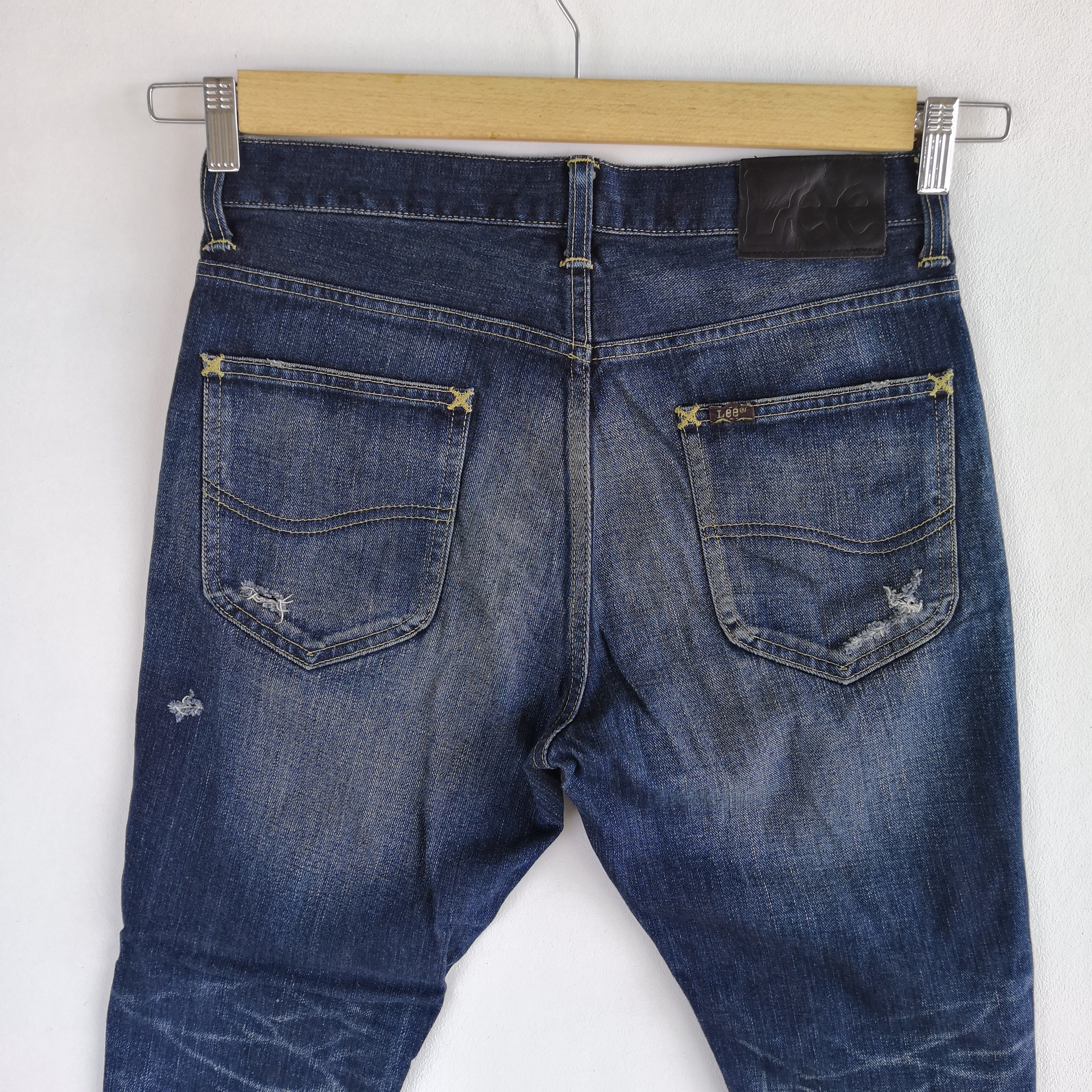Lee Y2K Lee Sanforized X Nano Universe Distressed Jeans Denim Size US 30 / EU 46 - 4 Thumbnail