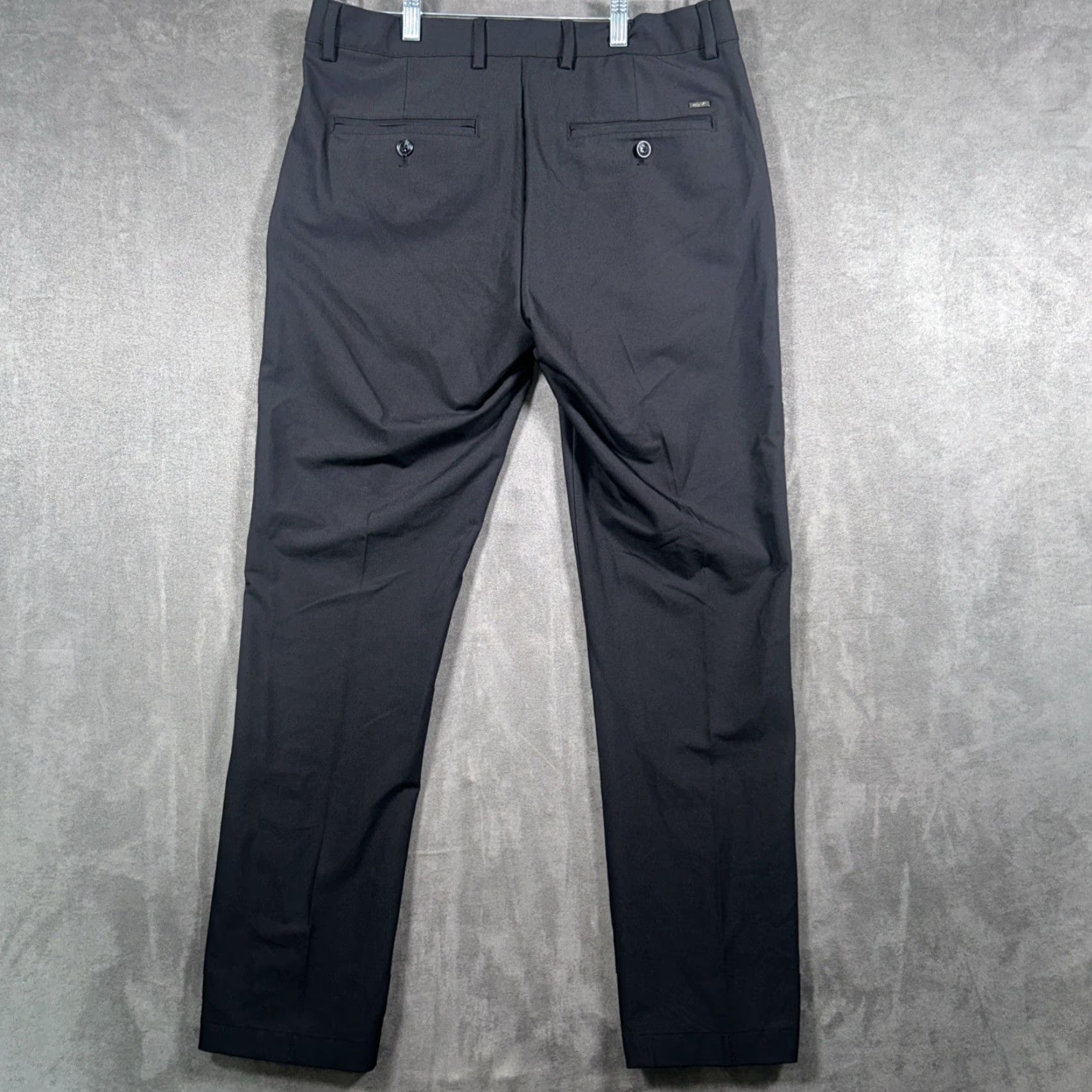 Vintage Greg Norman Mens Pants 32x30 Black Stretch Performance Chino Sport Regular Straight Trousers Size US 32 / EU 48 - 6 Thumbnail