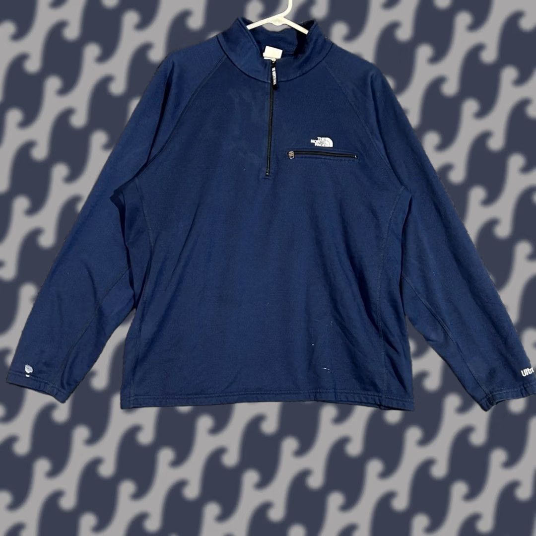 The North Face The North Face Navy Blue Fleece 1/4 Zip Pullover Long Sleeve Sweater Men XL Pullover Mens XL Blue Fleece Size US XL / EU 56 / 4 - 1 Thumbnail