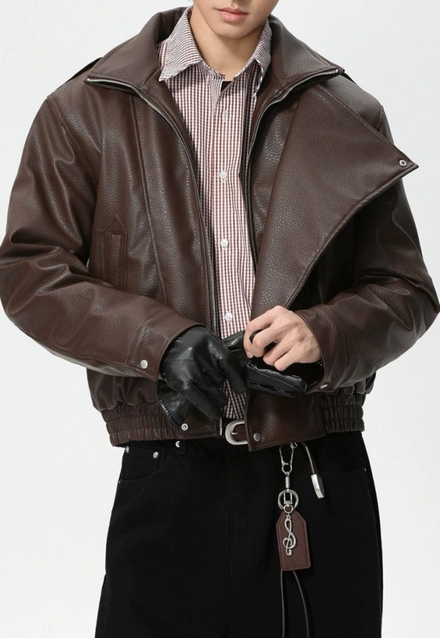 Other Men’s Retro PU leather premium coat Size US M / EU 48-50 / 2 - 7 Thumbnail
