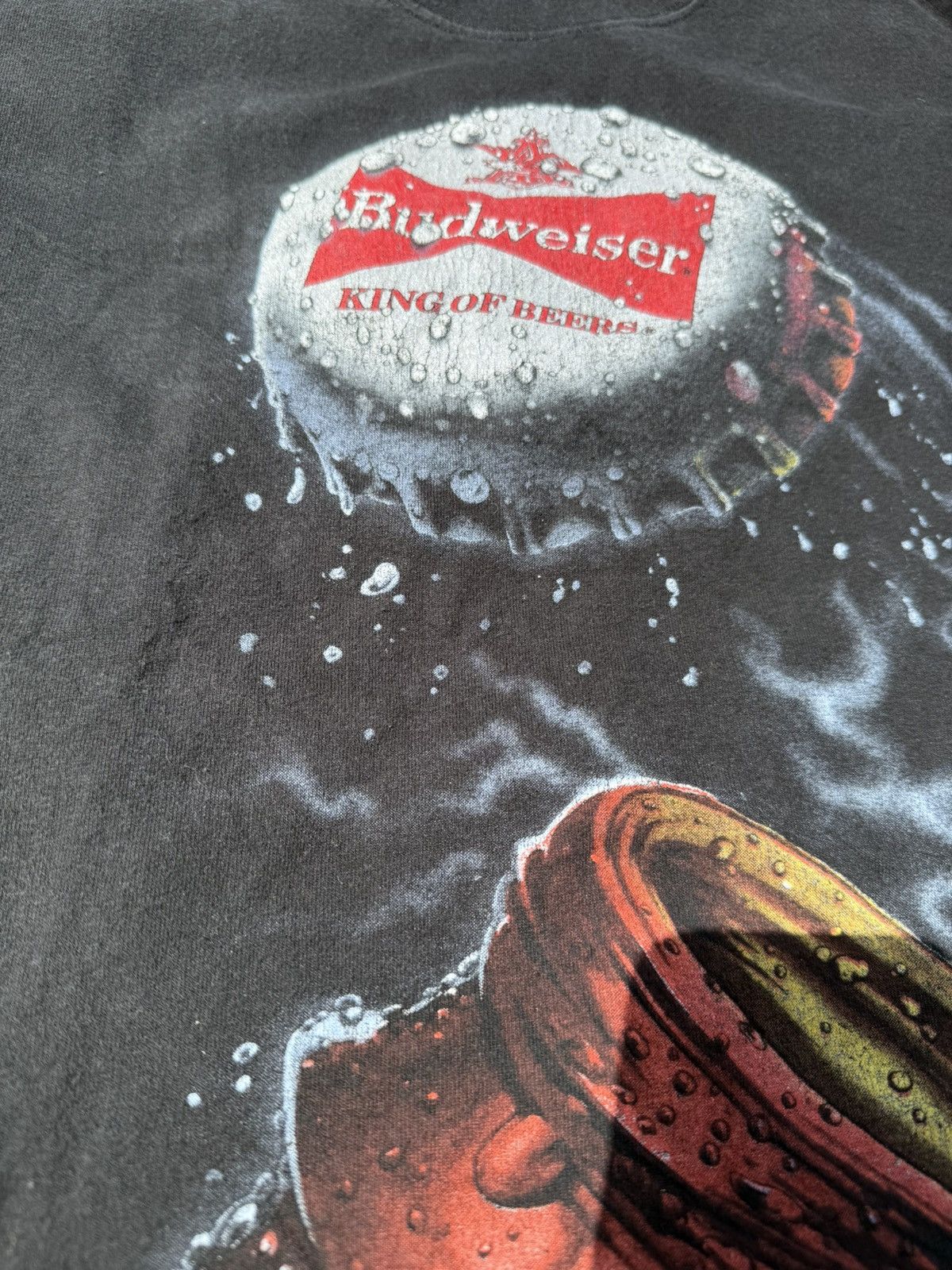Budweiser CRAZY VTG Faded Budweiser Tee Size US L / EU 52-54 / 3 - 2 Thumbnail