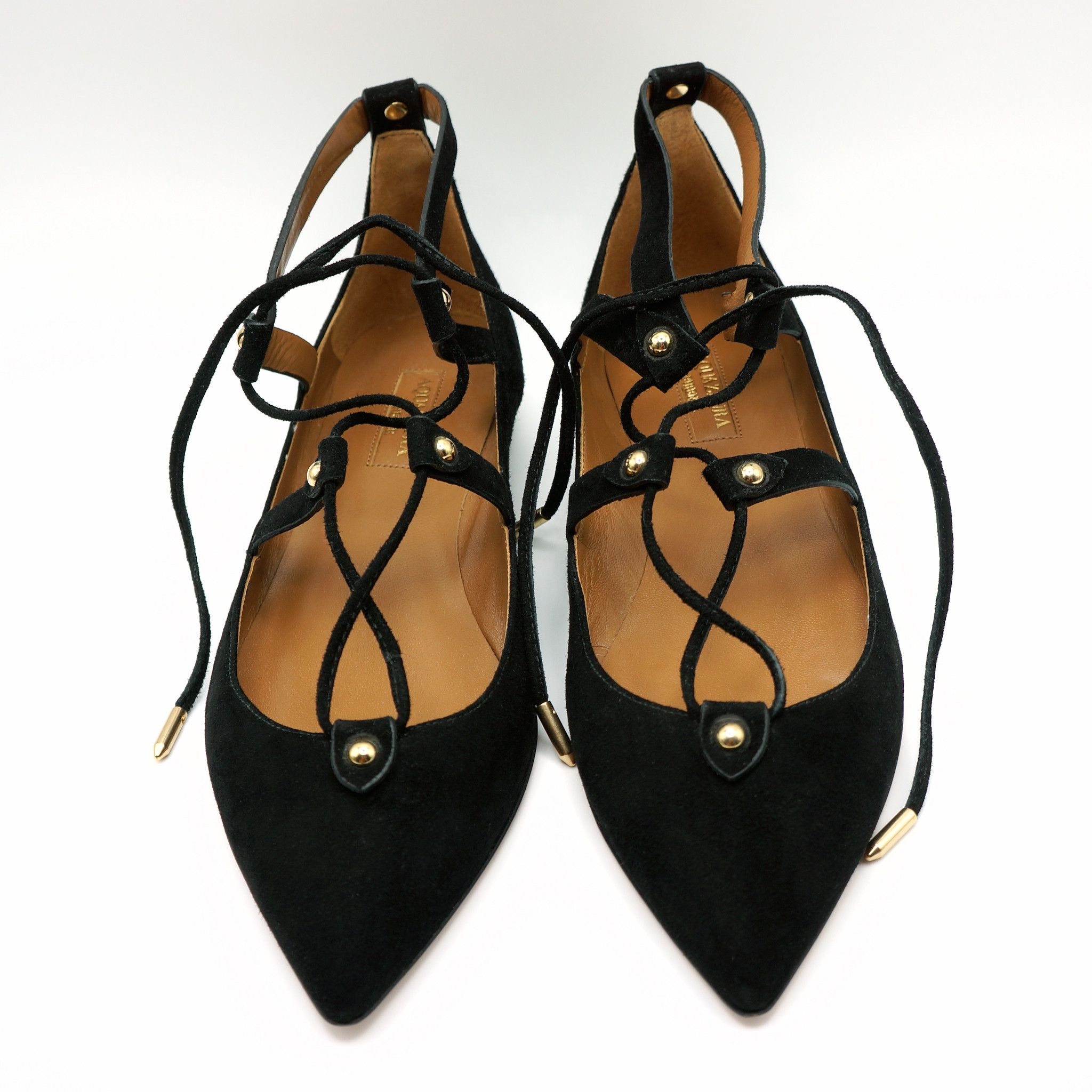 Aquazzura Bel Air Ballerina Flats NWOB Size US 6.5 / IT 36.5 - 1 Thumbnail