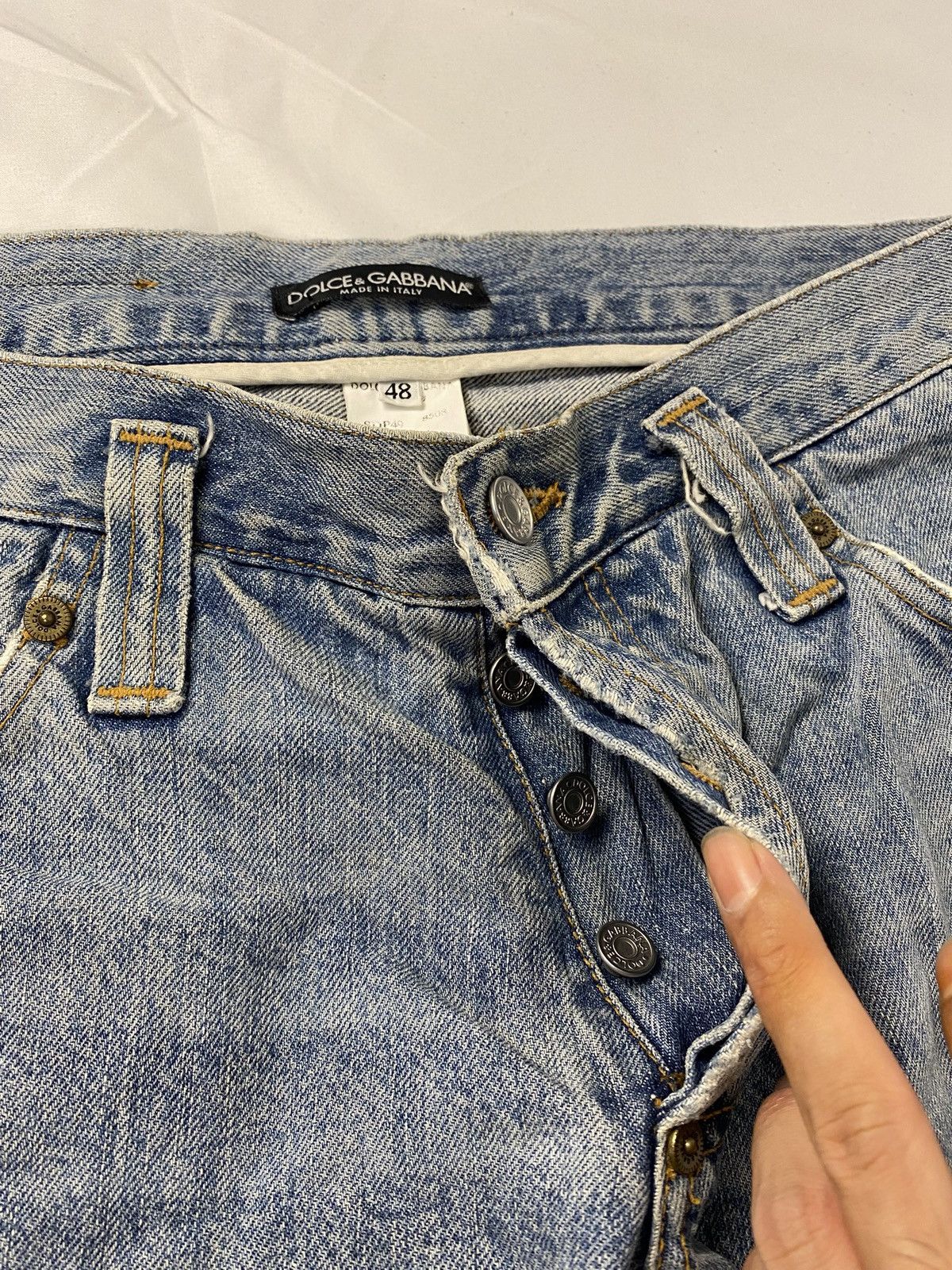 Dolce & Gabbana 90’s Dolce & Gabbana BootCut Vintage Jeans Denim Size US 33 - 10 Thumbnail