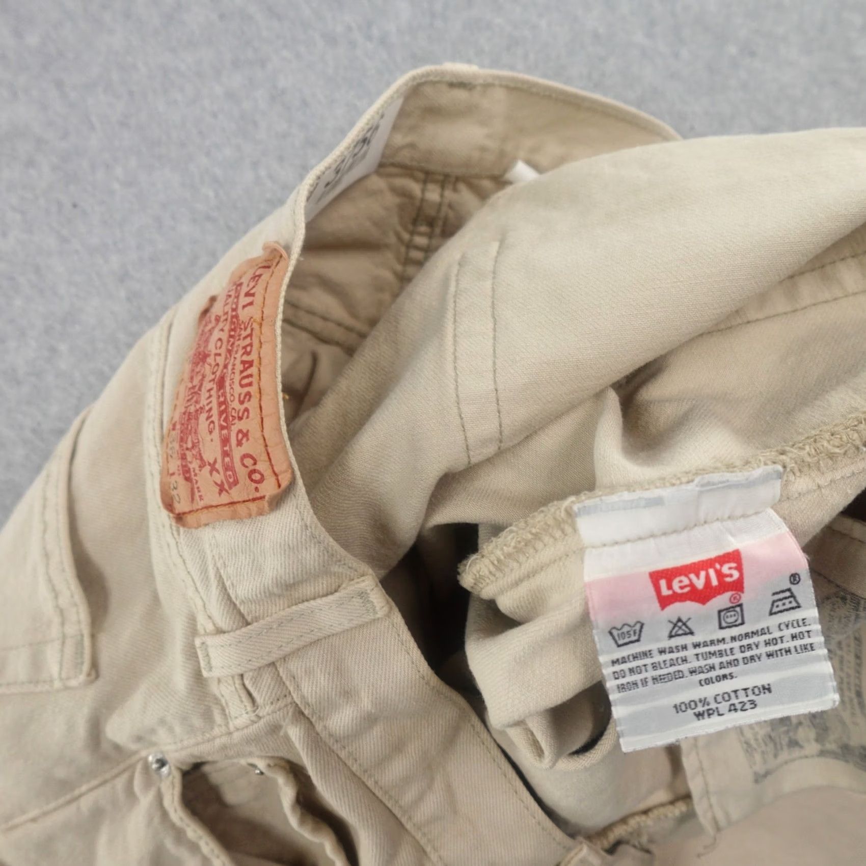 Levi's VINTAGE Levi's 501 Jeans Shirt? (adjusted to fit rules) Size US 36 / EU 52 - 4 Thumbnail