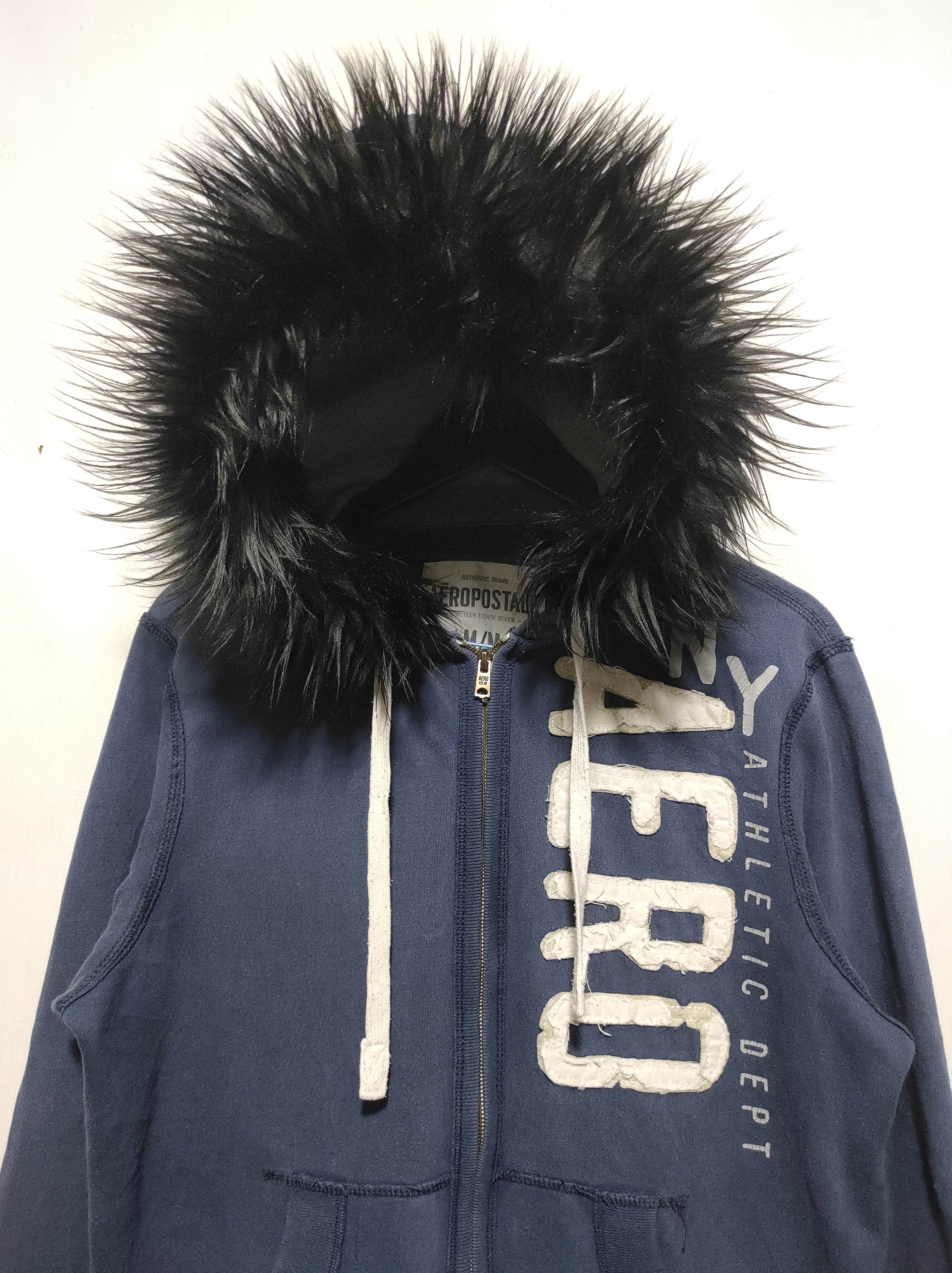 Aeropostale Aeroplane zip fur hoodie ifsix LGB style Size US M / EU 48-50 / 2 - 3 Thumbnail