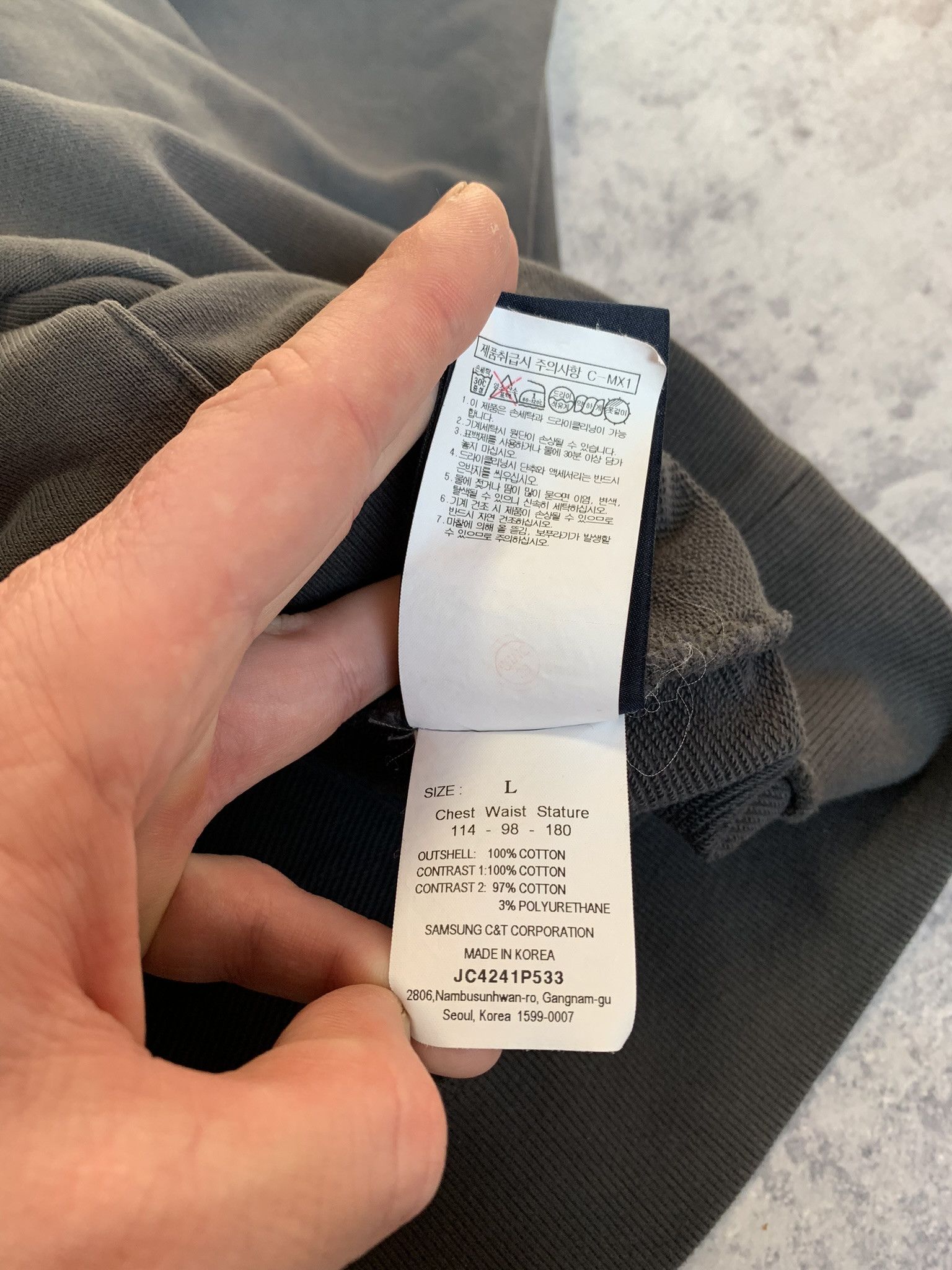 Juun.J Juun.J Embroidered Graphic Loose Fit Cotton Hoodie Size L Size US L / EU 52-54 / 3 - 9 Thumbnail