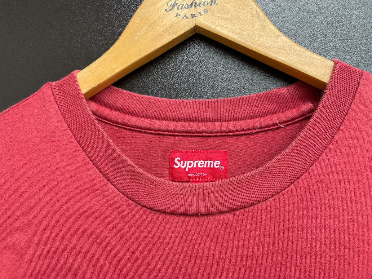 Supreme Supreme Kathmandu Top Of The World Spell Out Coral T-Shirt M Size US M / EU 48-50 / 2 - 5 Thumbnail