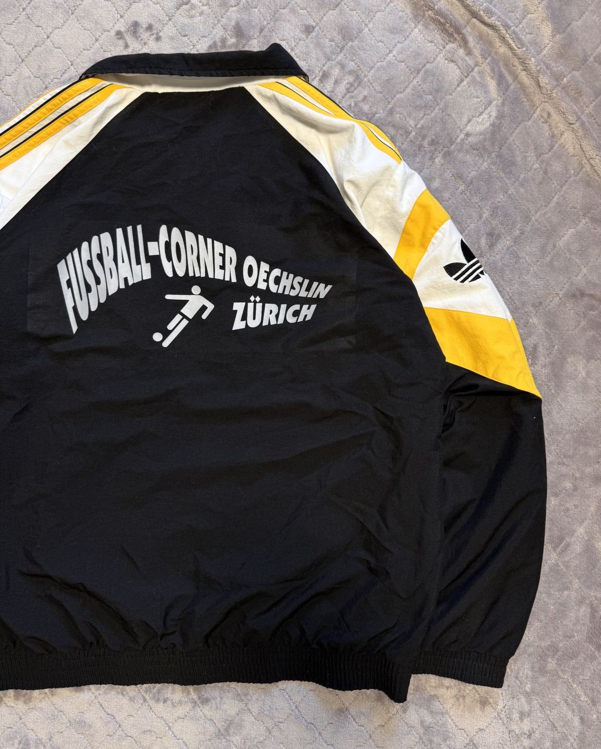 Adidas × Vintage Vintage 1990s Adidas Tracking Jacket Size US L / EU 52-54 / 3 - 6 Thumbnail