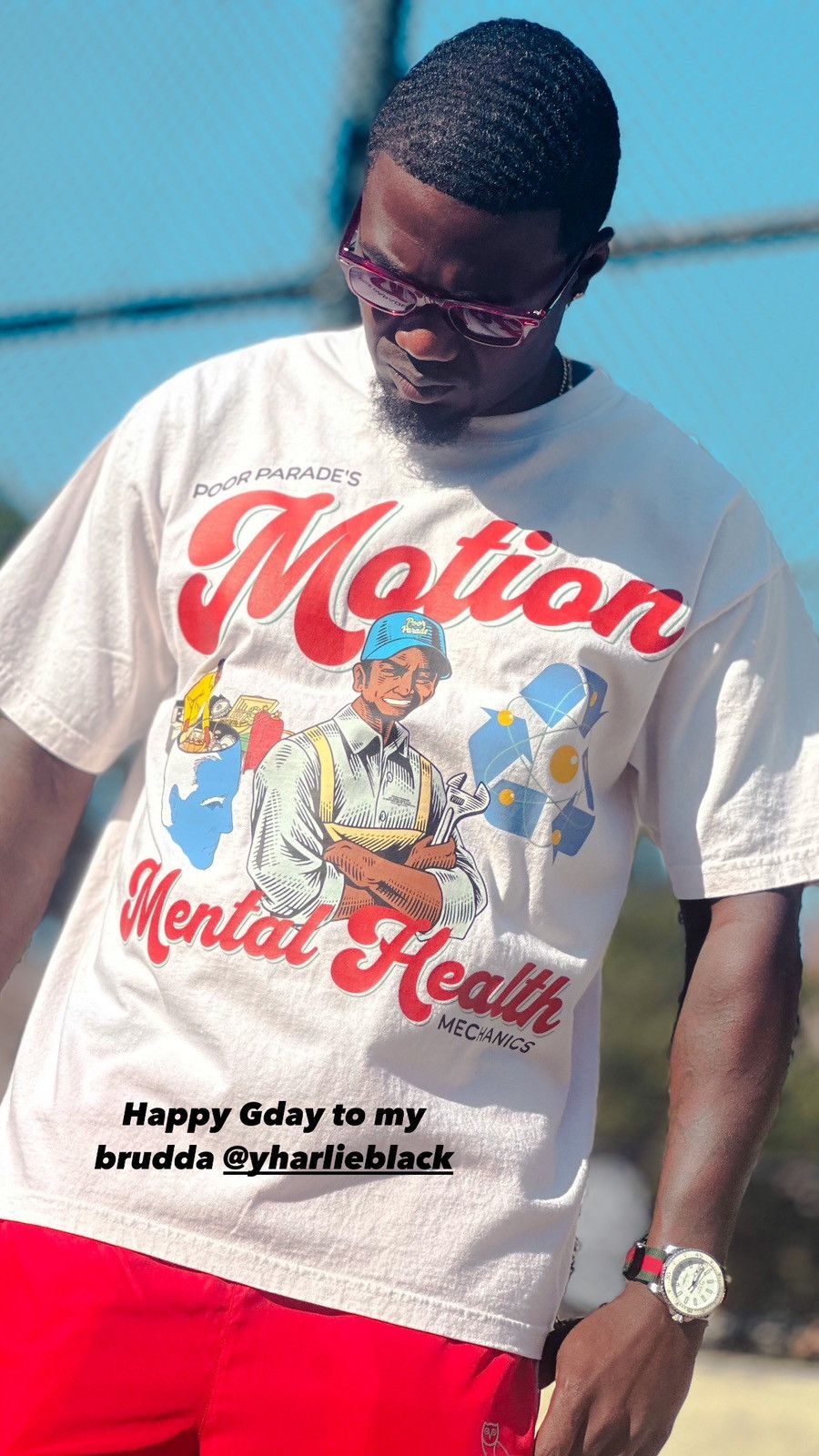 Other Poor Parade “Motion Mental Health Mechanics” T-Shirt Size US M / EU 48-50 / 2 - 3 Thumbnail