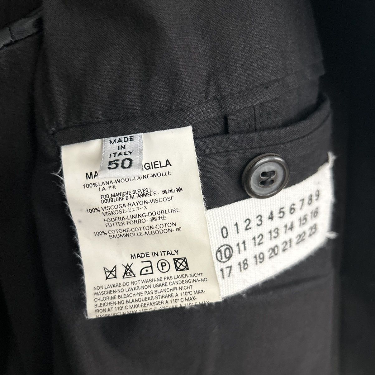 Maison Margiela Vintage Maison Margiela Wool Jacket Size 52 Size US L / EU 52-54 / 3 - 4 Thumbnail